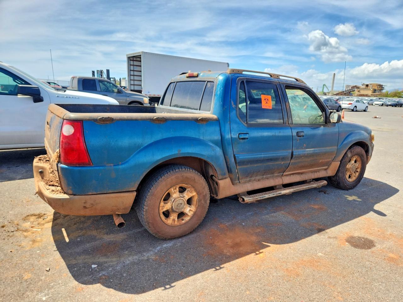 2001 Ford Explorer Sport Trac Blue vin: 1FMZU67EX1UB91920