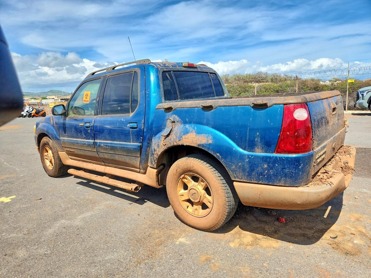 2001 Ford Explorer Sport Trac Blue vin: 1FMZU67EX1UB91920