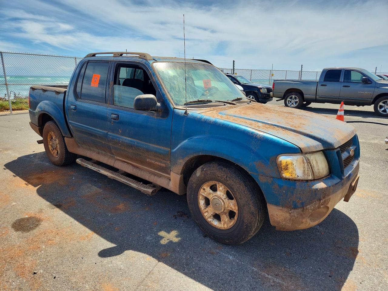 2001 Ford Explorer Sport Trac Blue vin: 1FMZU67EX1UB91920