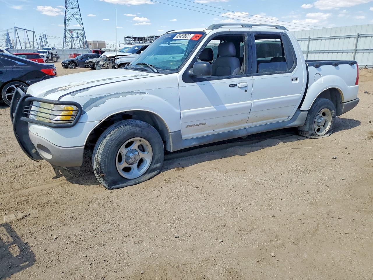 2002 Ford Explorer Sport Trac White vin: 1FMZU67EX2UB85892