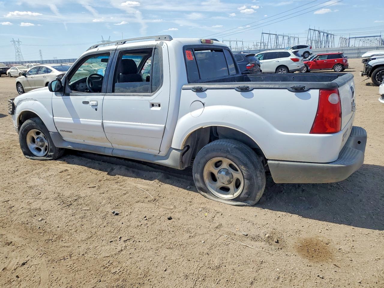 2002 Ford Explorer Sport Trac White vin: 1FMZU67EX2UB85892