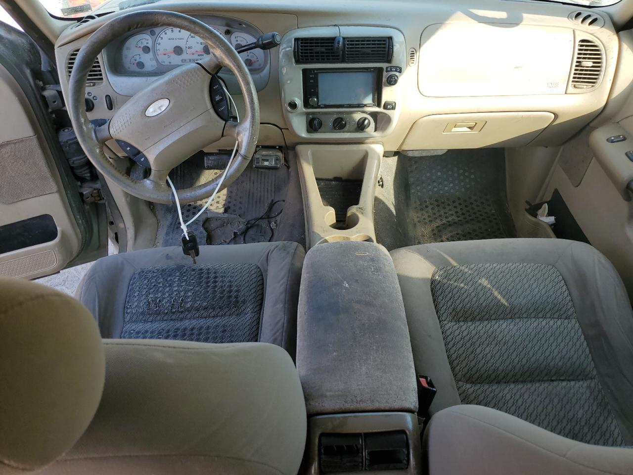 2003 Ford Explorer Sport Trac Green vin: 1FMZU67EX3UC50631
