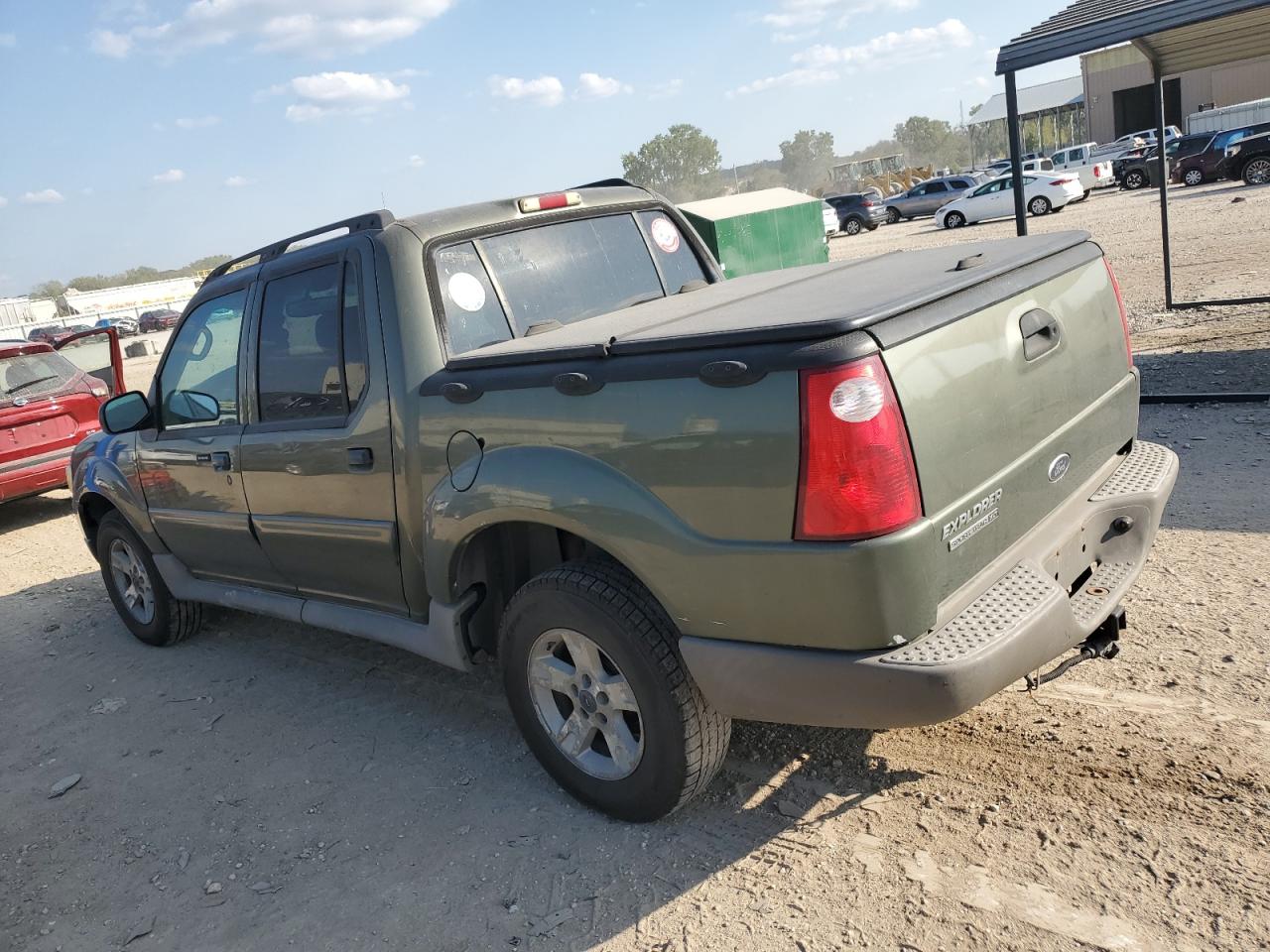 2003 Ford Explorer Sport Trac Green vin: 1FMZU67EX3UC50631