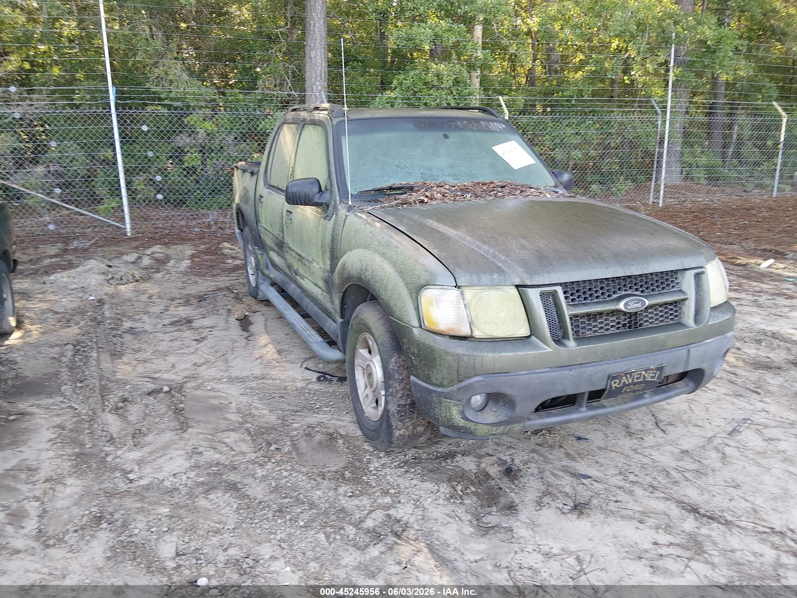 2004 Ford Explorer Sport Trac Adrenalin/xls/xlt Green vin: 1FMZU67K04UB43384