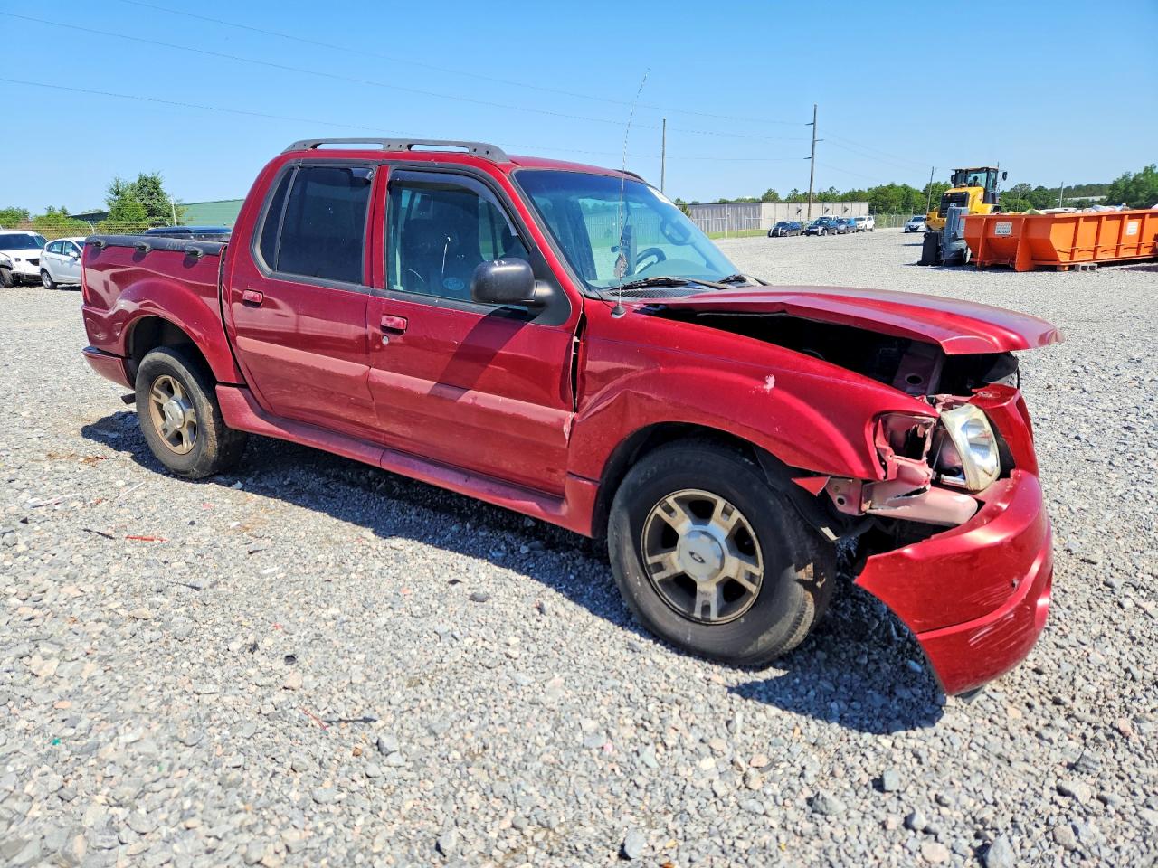 2004 Ford Explorer Sport Trac Red vin: 1FMZU67K04UB99678