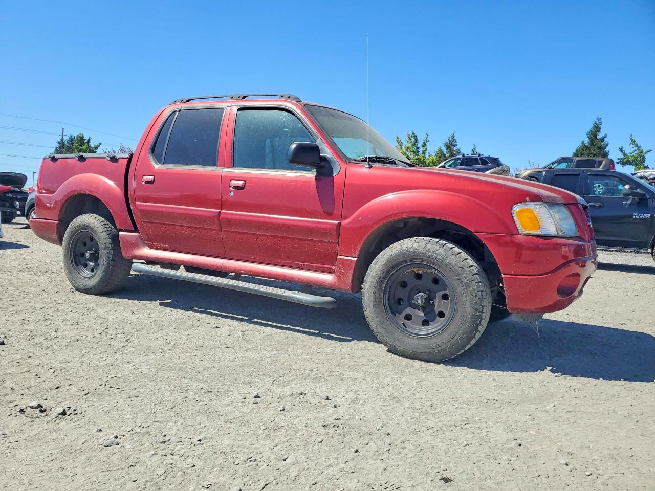 2004 Ford Explorer Sport Trac Red vin: 1FMZU67K14UA97676