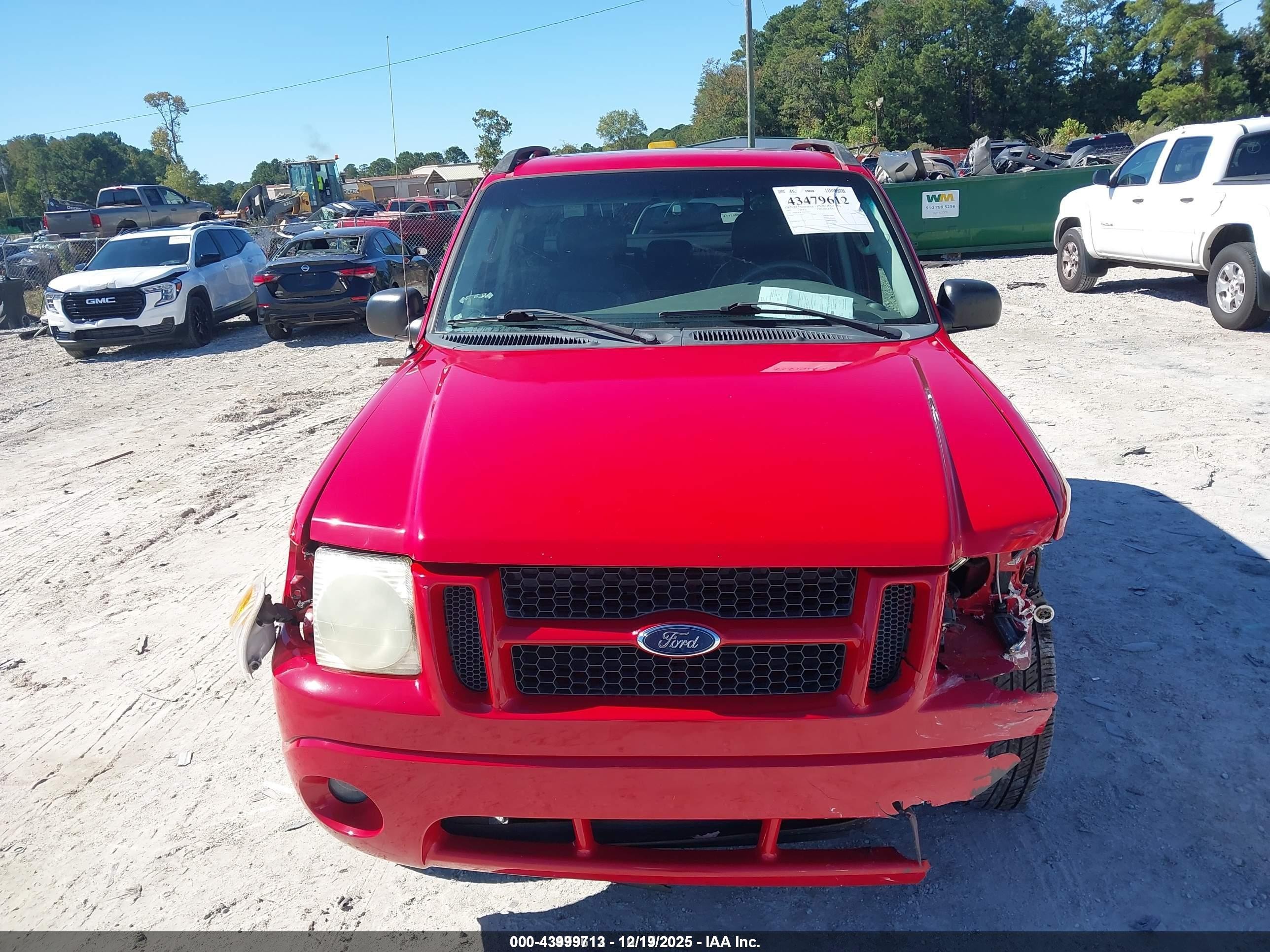 2005 Ford Explorer Sport Trac Adrenalin/xls/xlt Red vin: 1FMZU67K15UA79471