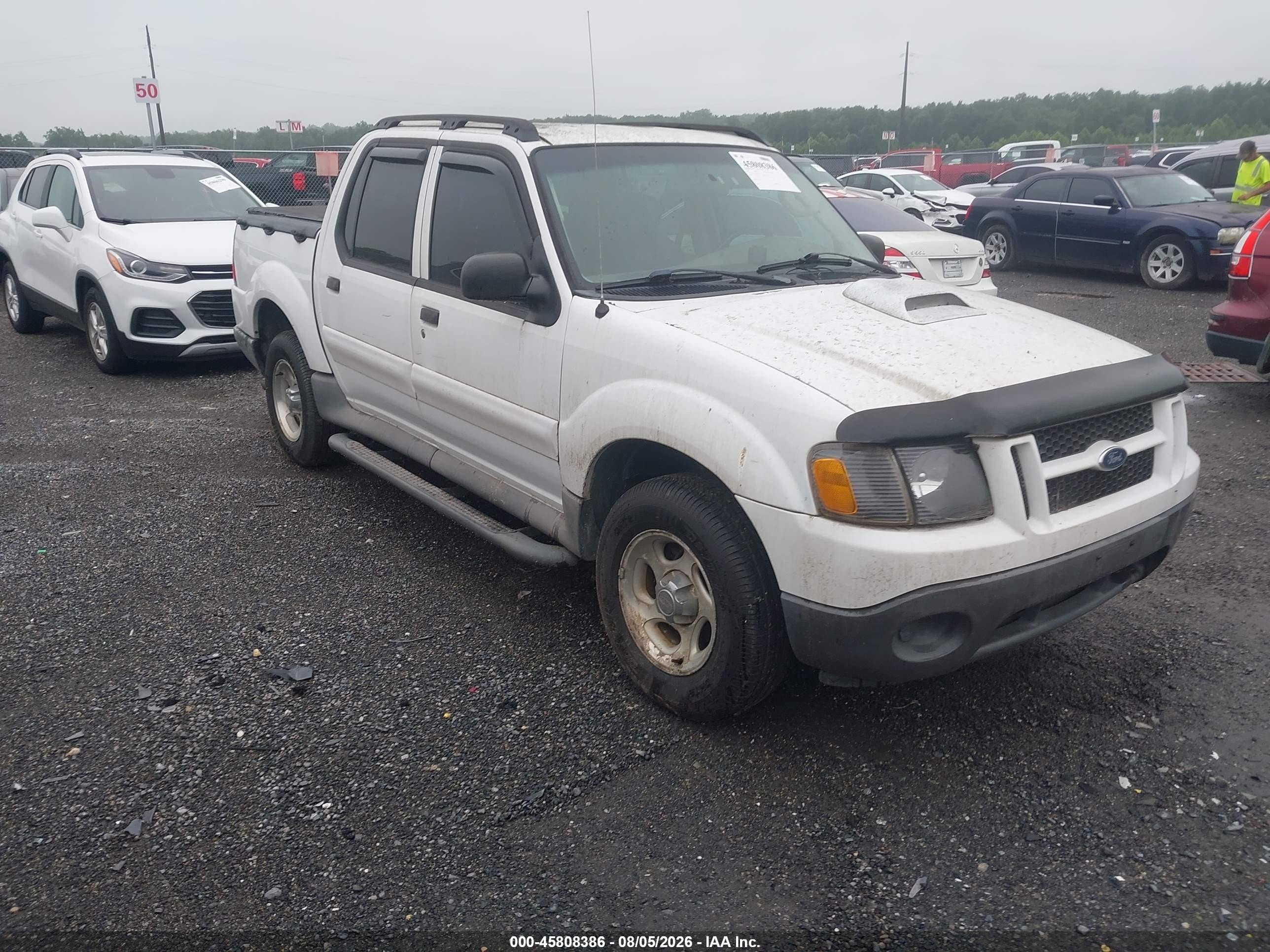 2005 Ford Explorer Sport Trac Adrenalin/xls/xlt White vin: 1FMZU67K15UB07608