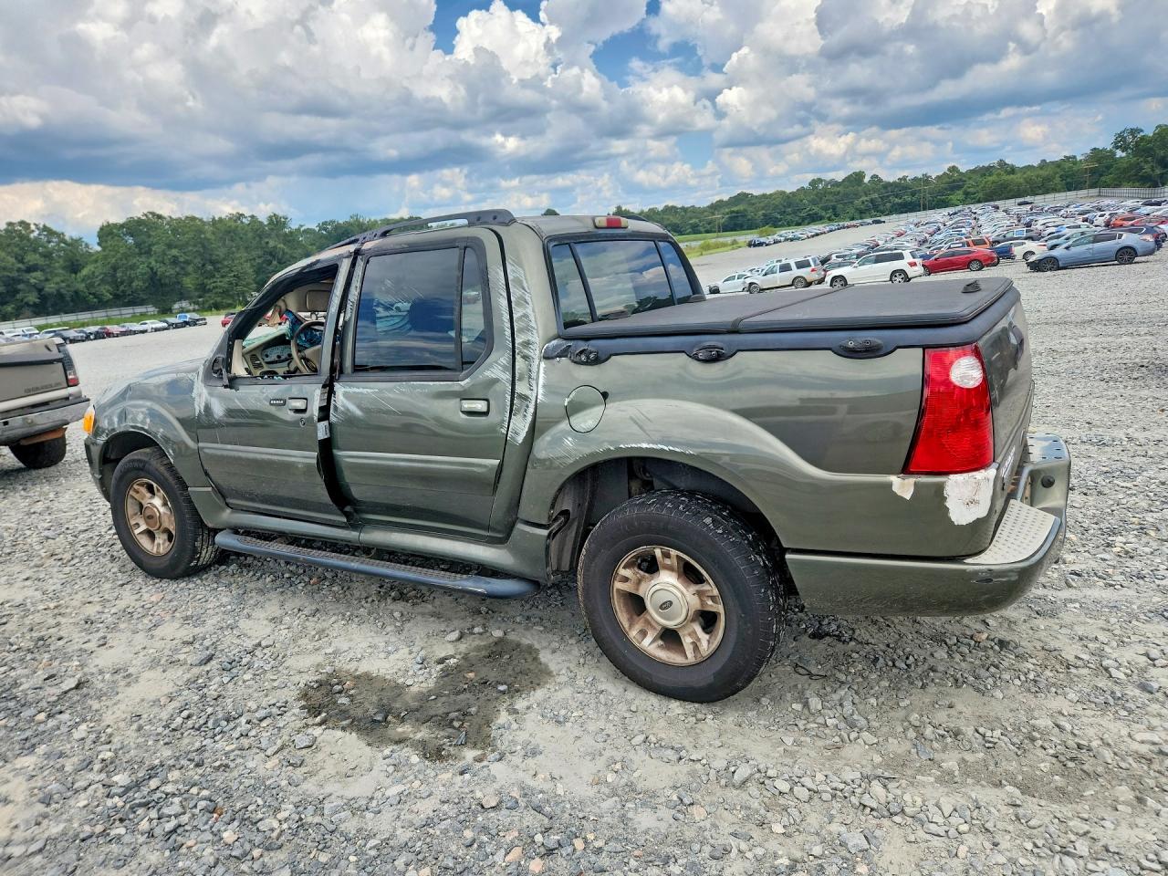 2004 Ford Explorer Sport Trac Green vin: 1FMZU67K24UA34733