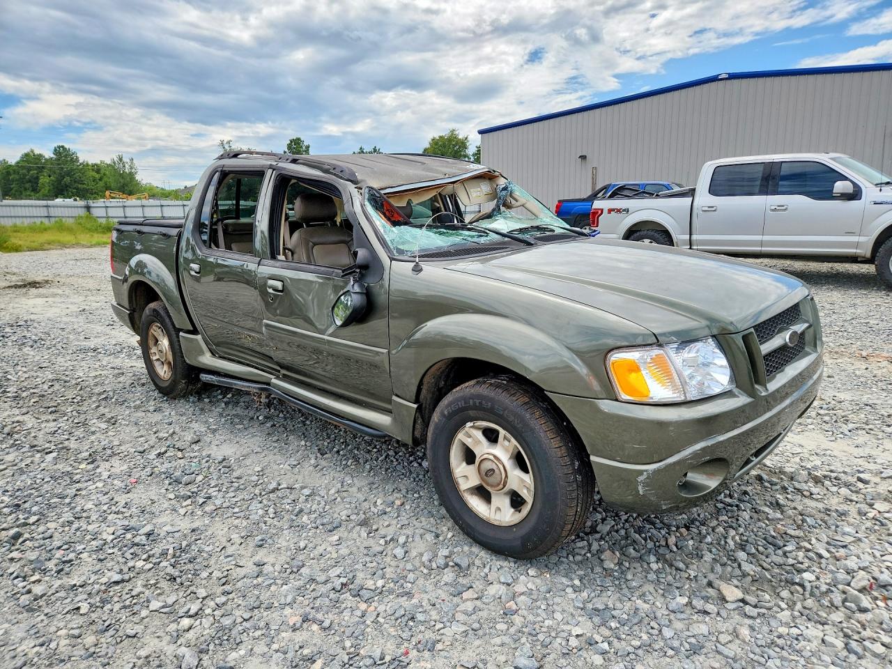 2004 Ford Explorer Sport Trac Green vin: 1FMZU67K24UA34733
