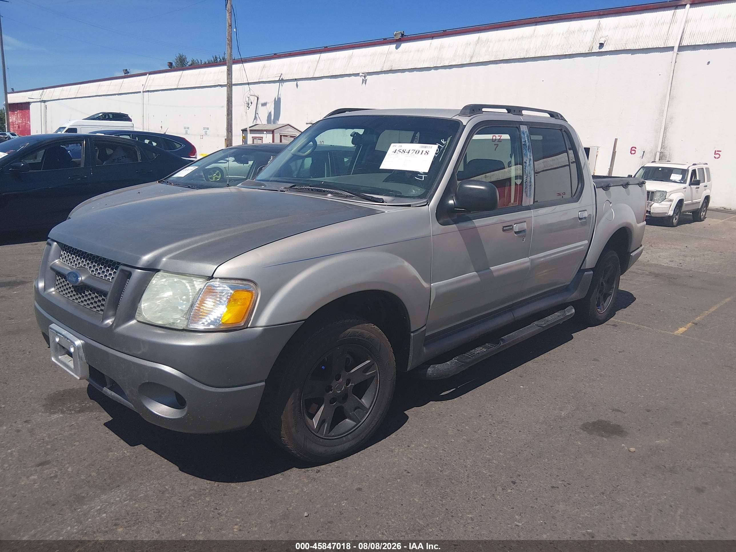 2004 Ford Explorer Sport Trac Adrenalin/xls/xlt Silver vin: 1FMZU67K24UB10371