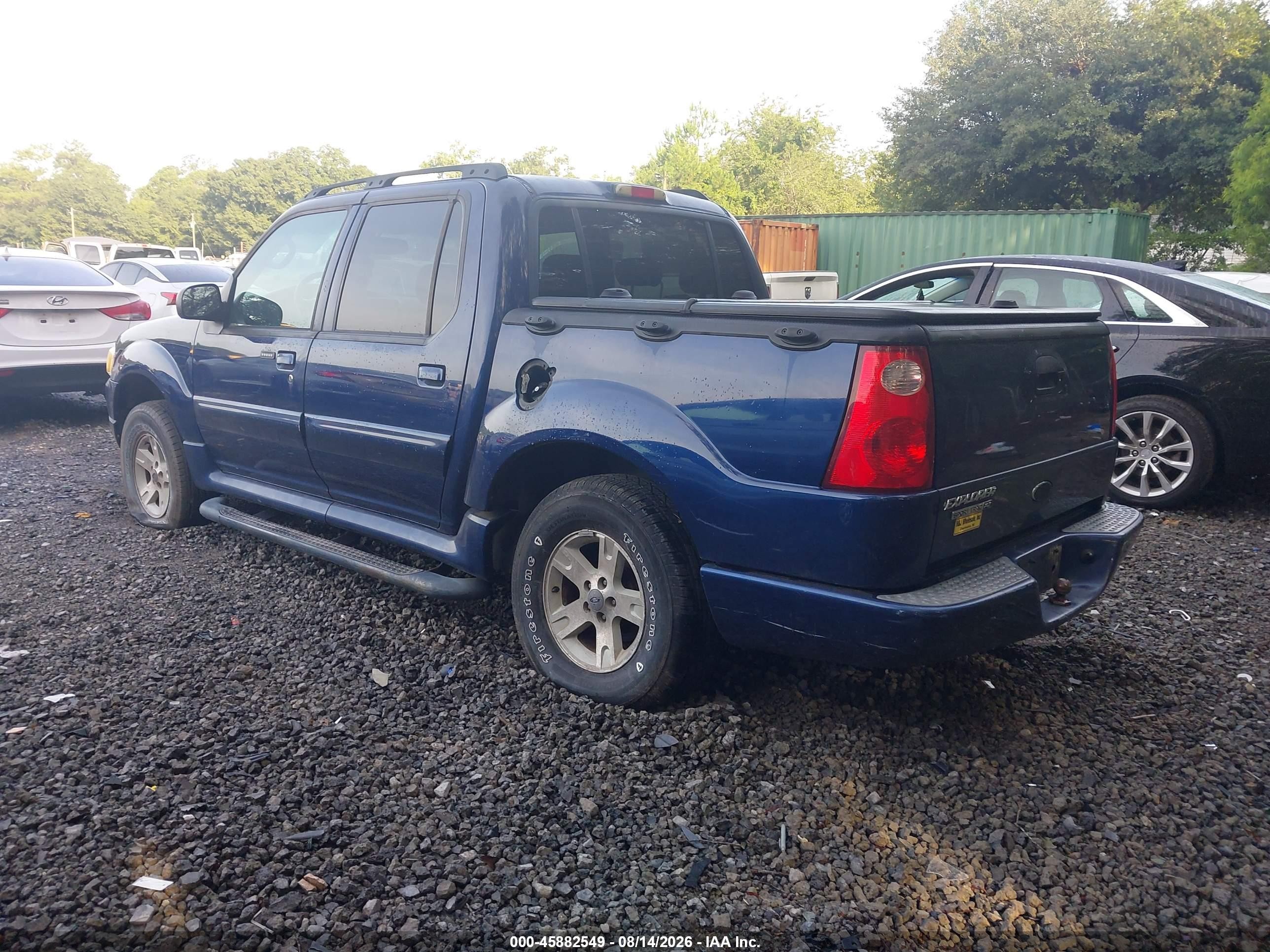 2005 Ford Explorer Sport Trac Adrenalin/xls/xlt Blue vin: 1FMZU67K25UA35124