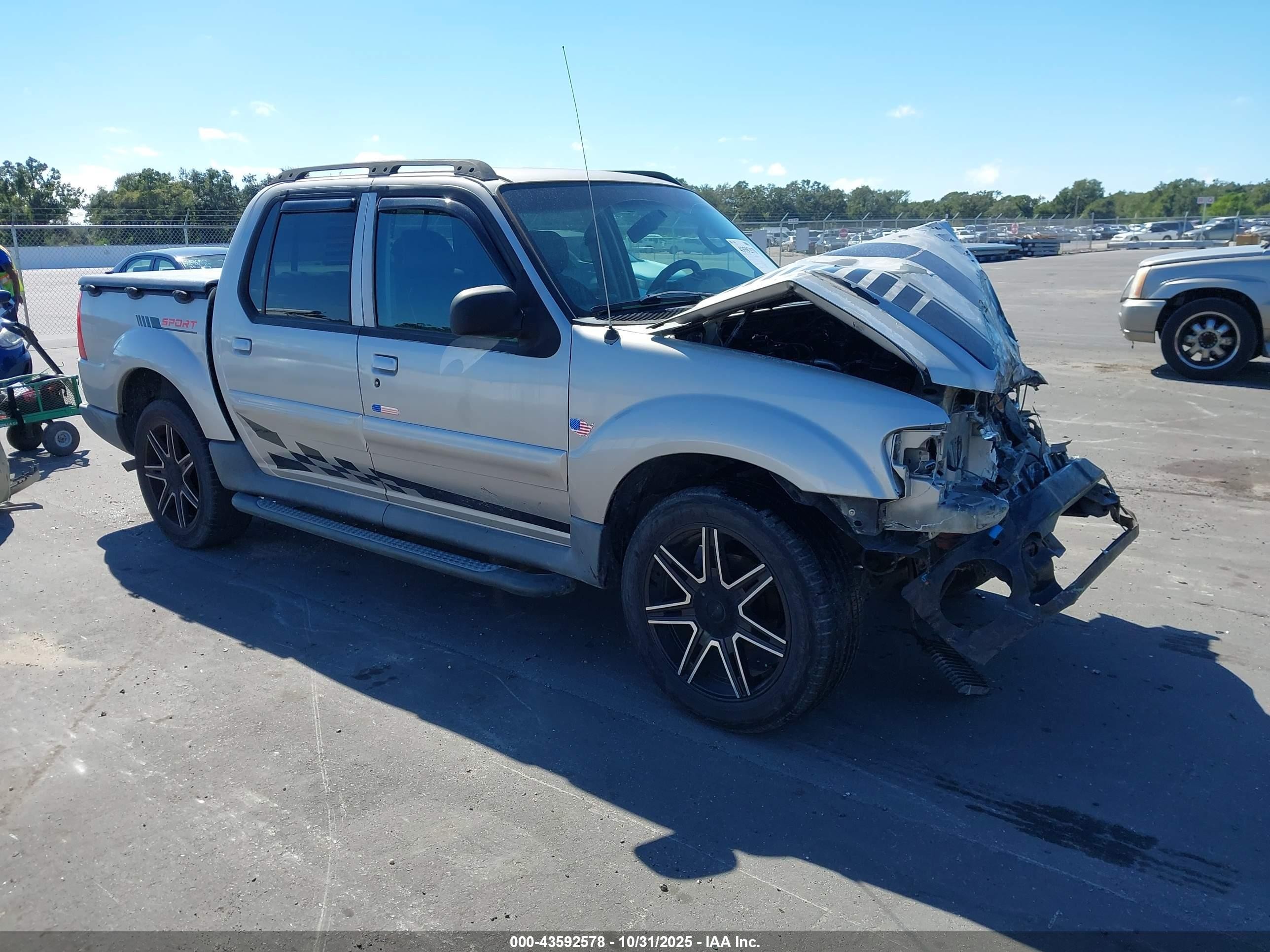 2004 Ford Explorer Sport Trac Adrenalin/xls/xlt Silver vin: 1FMZU67K34UA77994