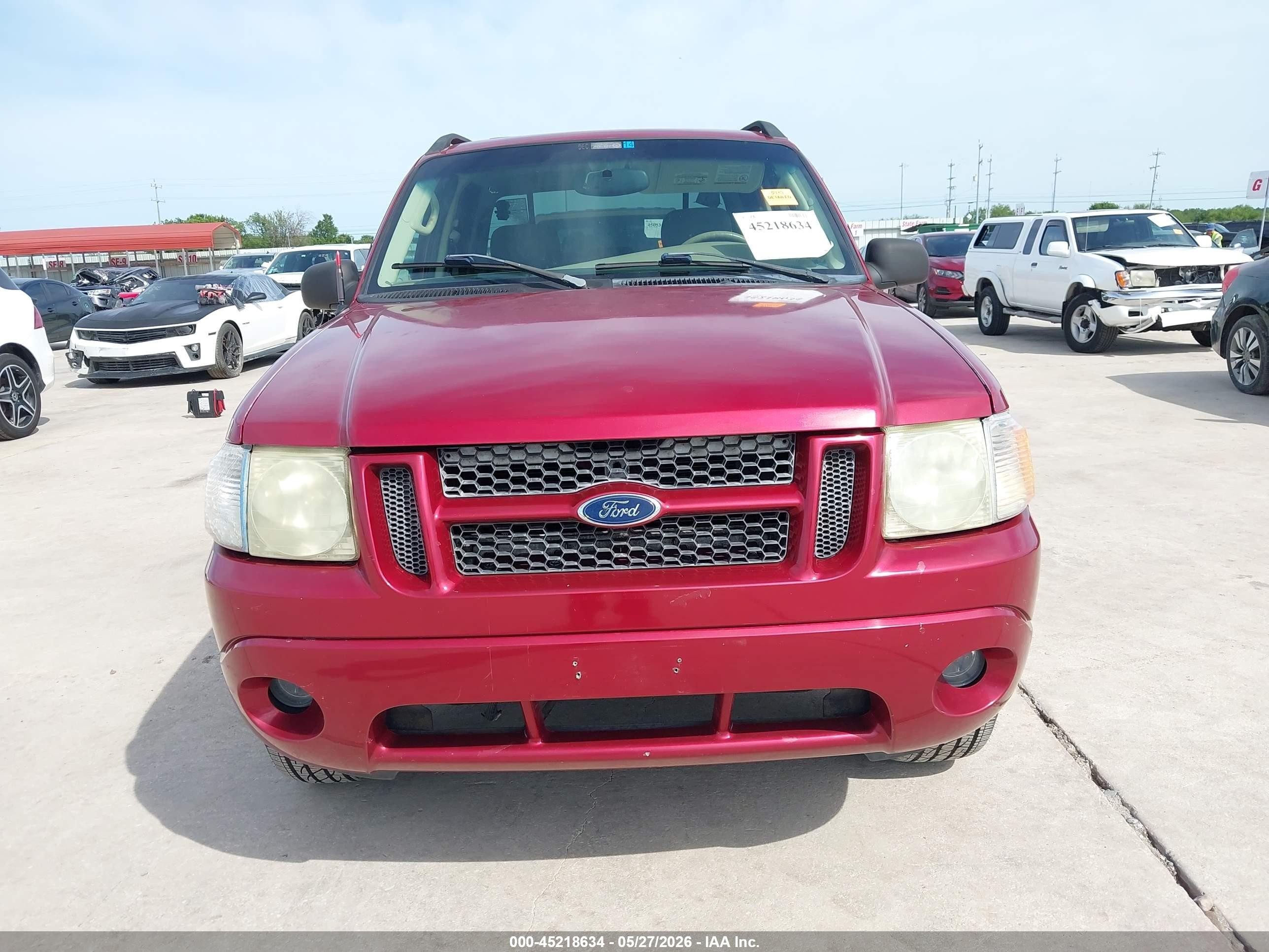 2005 Ford Explorer Sport Trac Adrenalin/xls/xlt Red vin: 1FMZU67K35UA00463