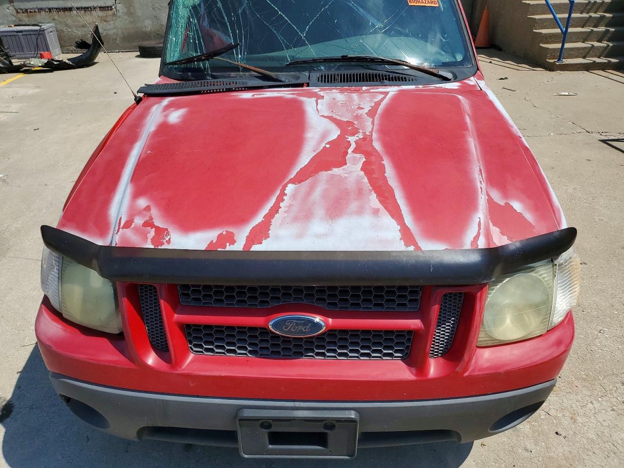 2005 Ford Explorer Sport Trac Red vin: 1FMZU67K35UB69172