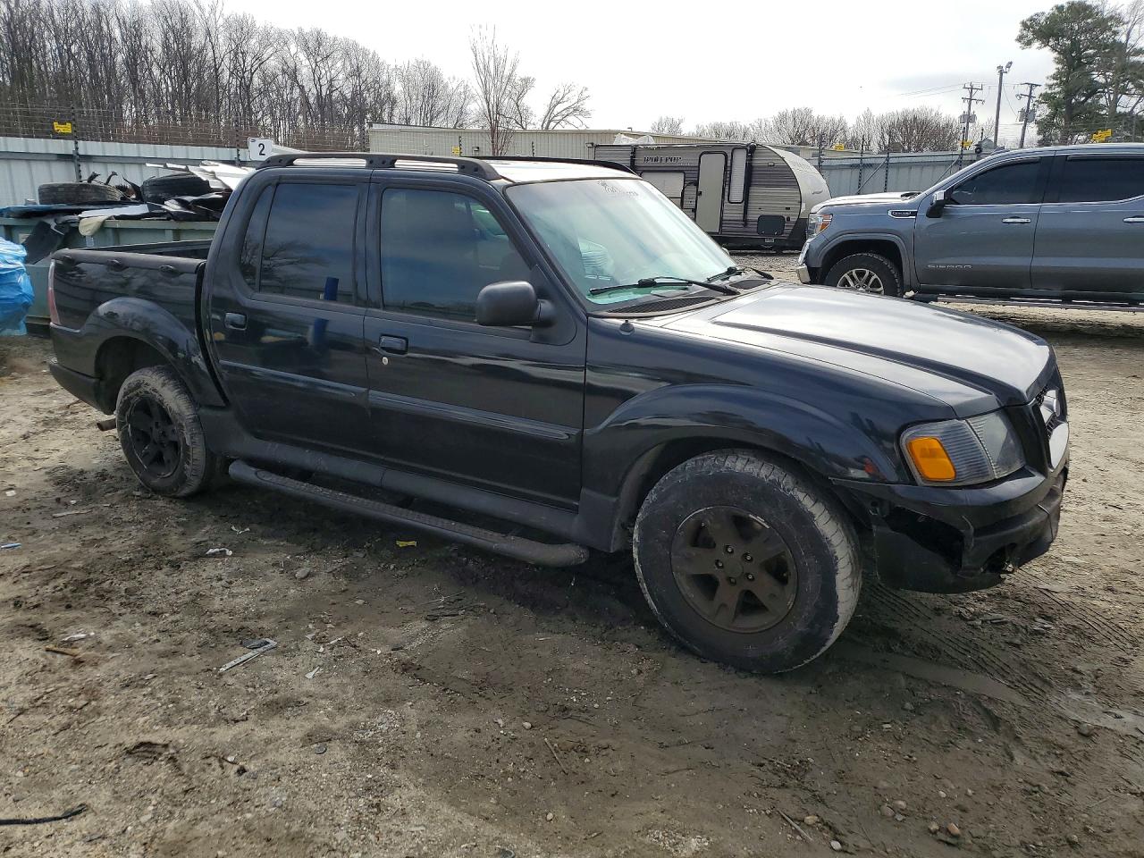 2005 Ford Explorer Sport Trac Black vin: 1FMZU67K45UA59974