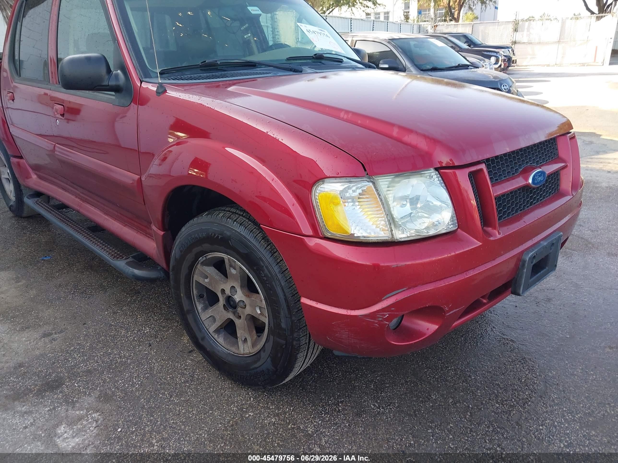 2005 Ford Explorer Sport Trac Adrenalin/xls/xlt Red vin: 1FMZU67K55UB49859