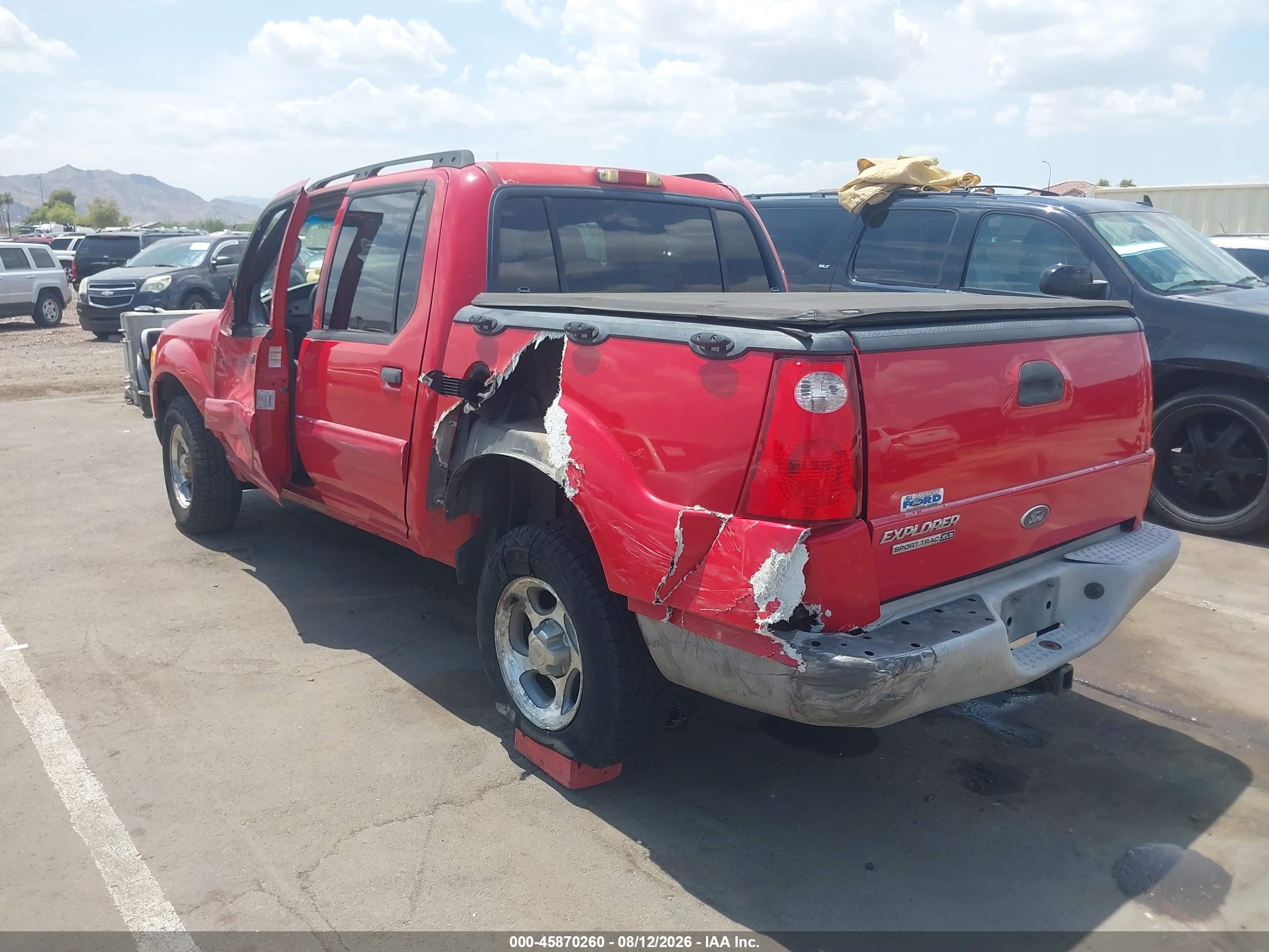 2005 Ford Explorer Sport Trac Adrenalin/xls/xlt Red vin: 1FMZU67K65UA47860