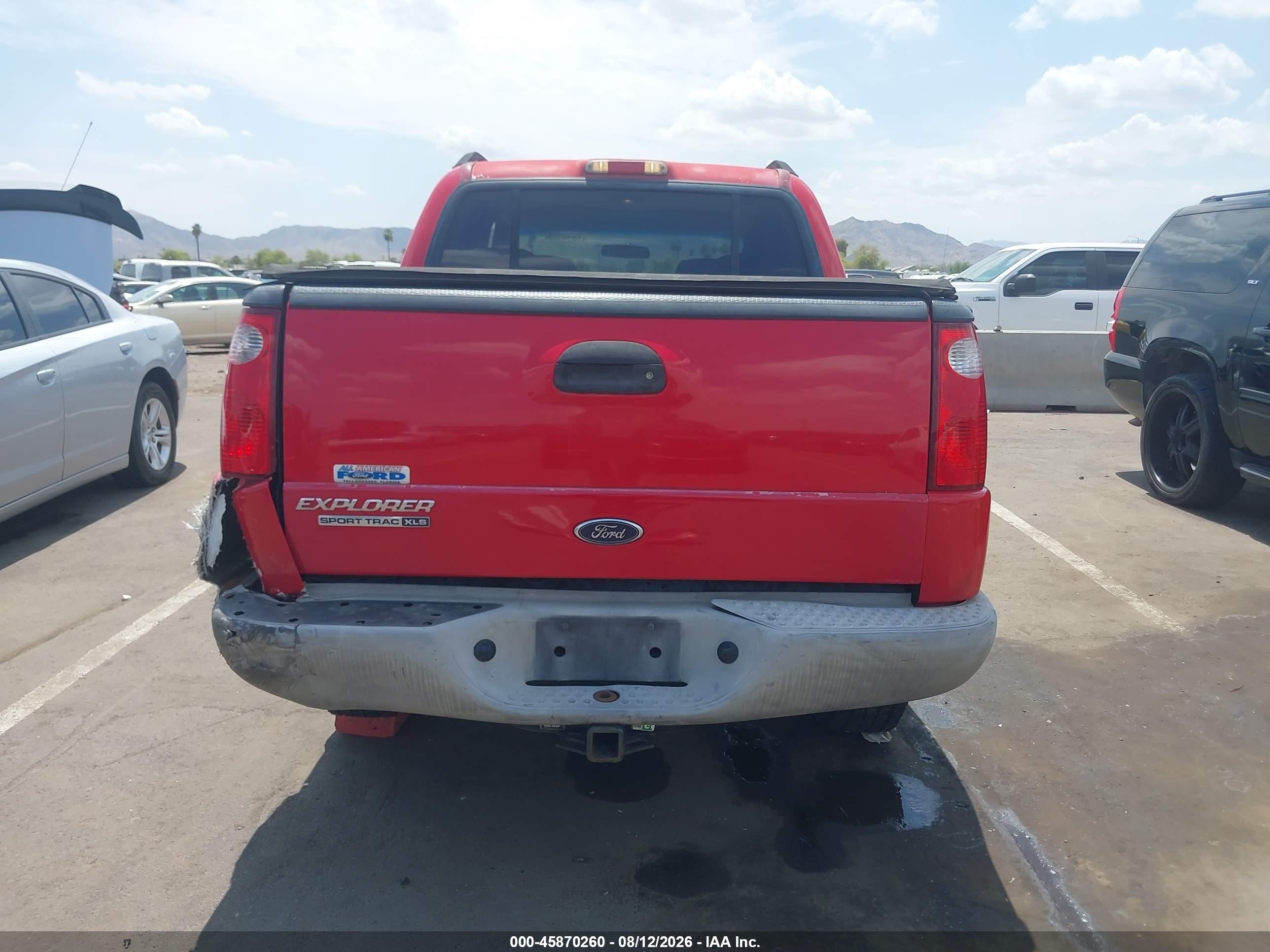 2005 Ford Explorer Sport Trac Adrenalin/xls/xlt Red vin: 1FMZU67K65UA47860