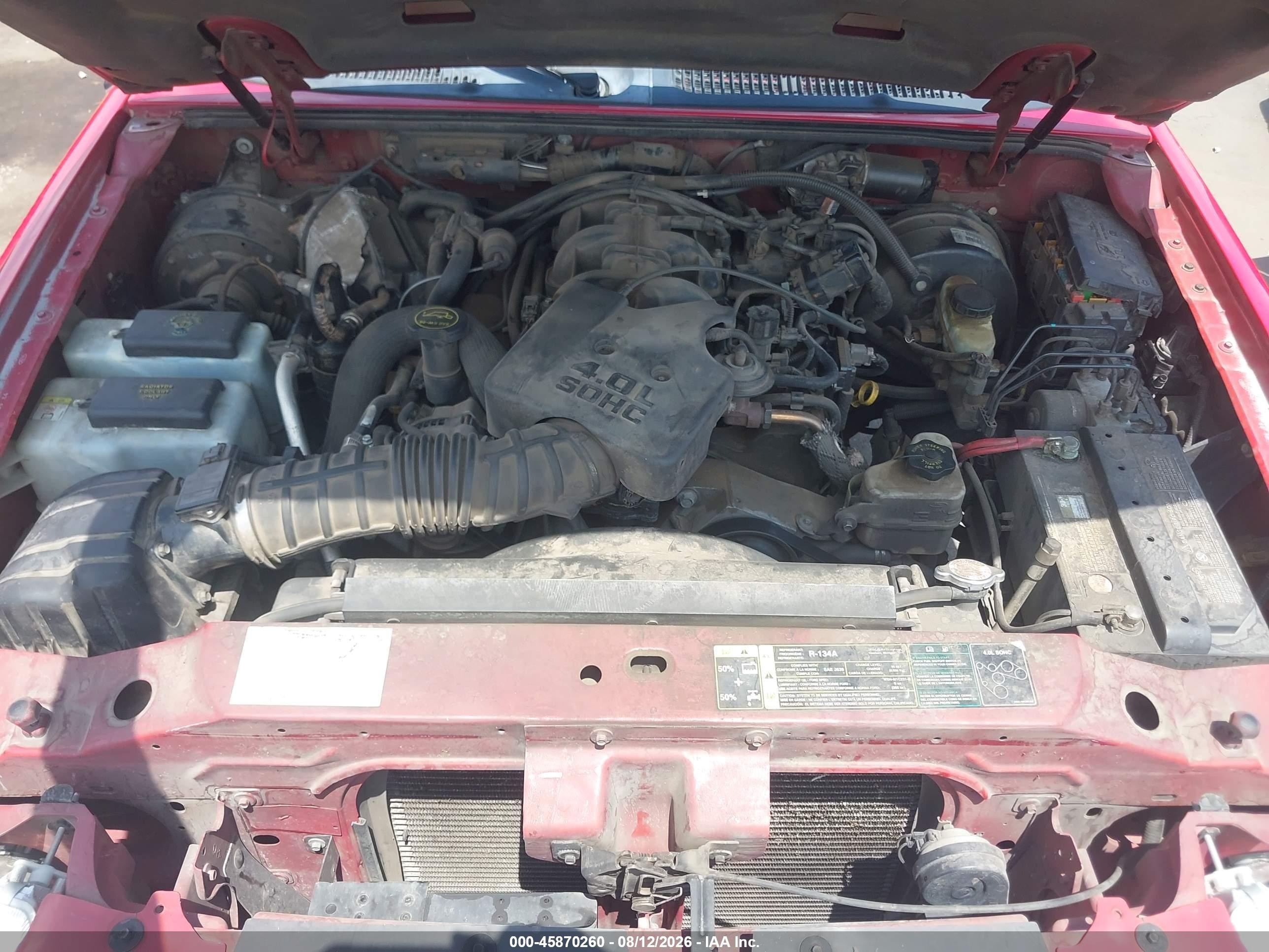 2005 Ford Explorer Sport Trac Adrenalin/xls/xlt Red vin: 1FMZU67K65UA47860