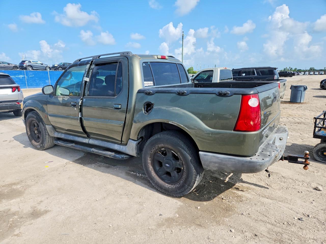 2004 Ford Explorer Sport Trac Green vin: 1FMZU67K74UB23892
