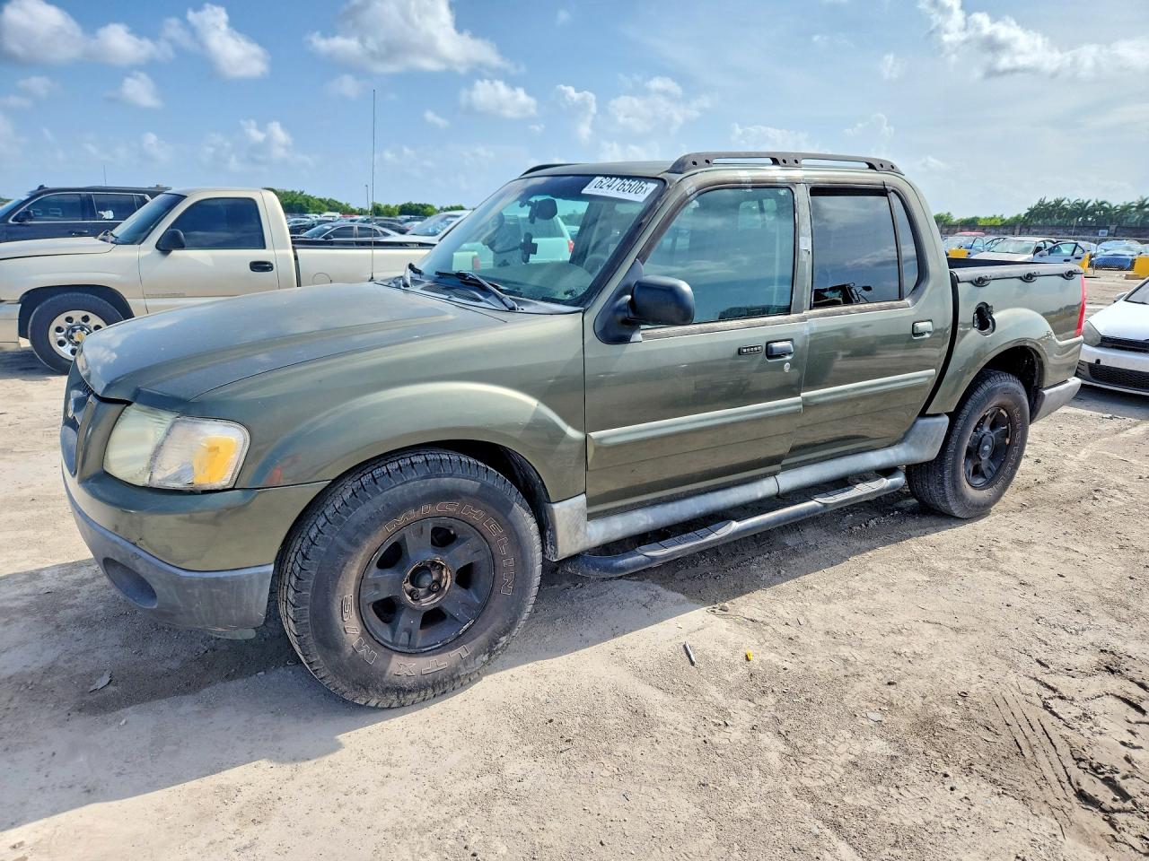 2004 Ford Explorer Sport Trac Green vin: 1FMZU67K74UB23892