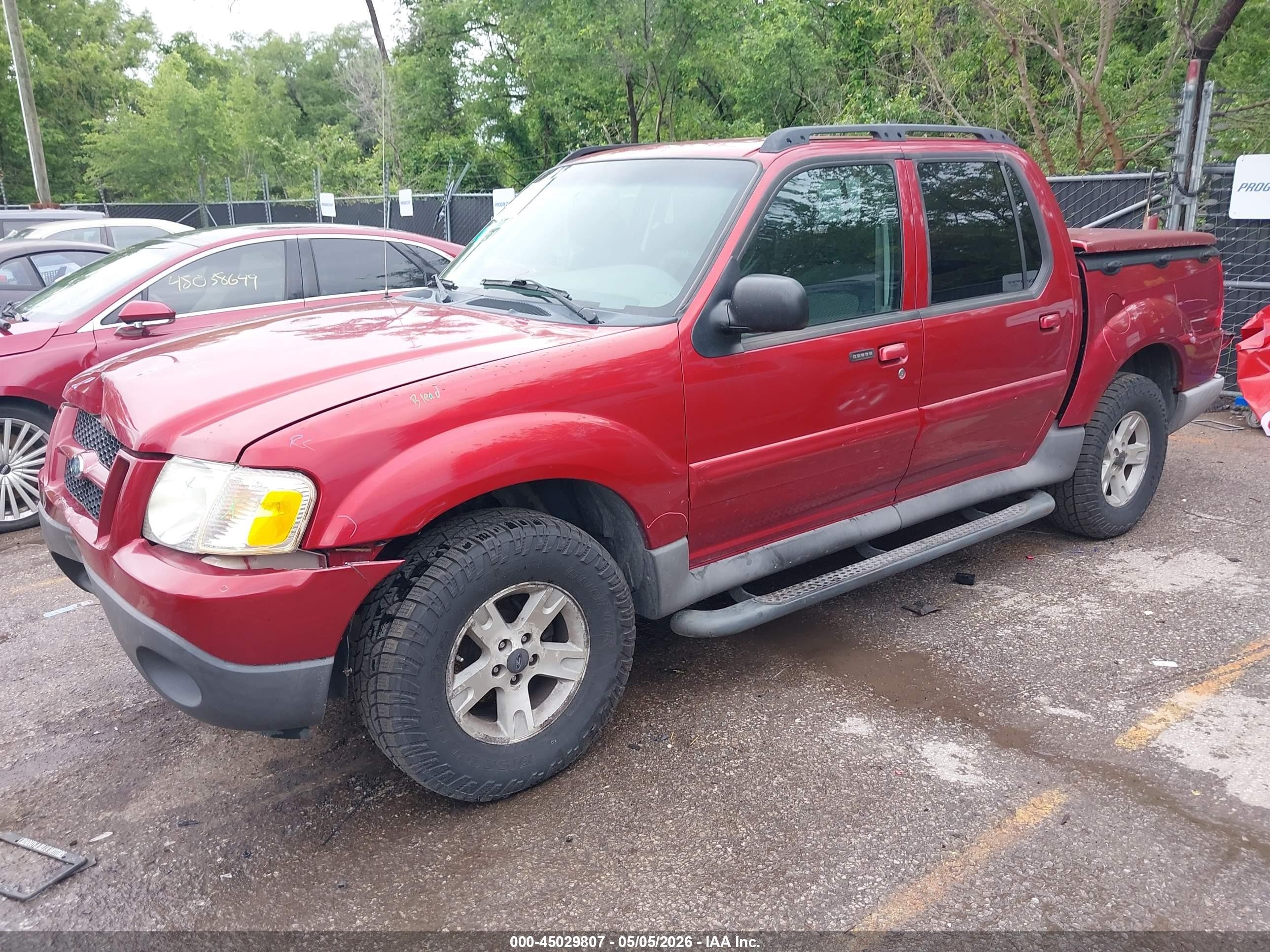2005 Ford Explorer Sport Trac Adrenalin/xls/xlt Red vin: 1FMZU67K75UA77689