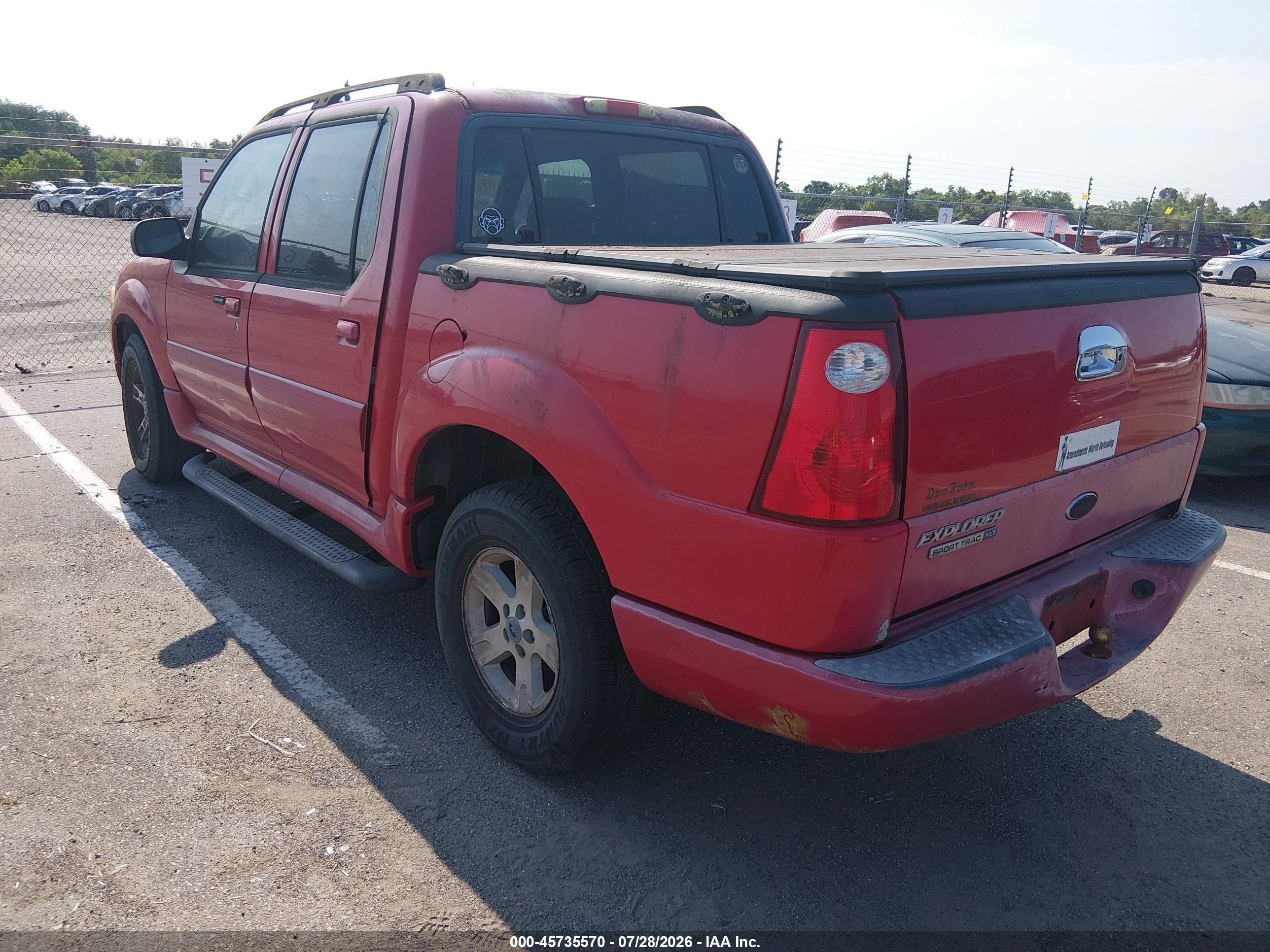 2005 Ford Explorer Sport Trac Adrenalin/xls/xlt Red vin: 1FMZU67K75UB51807