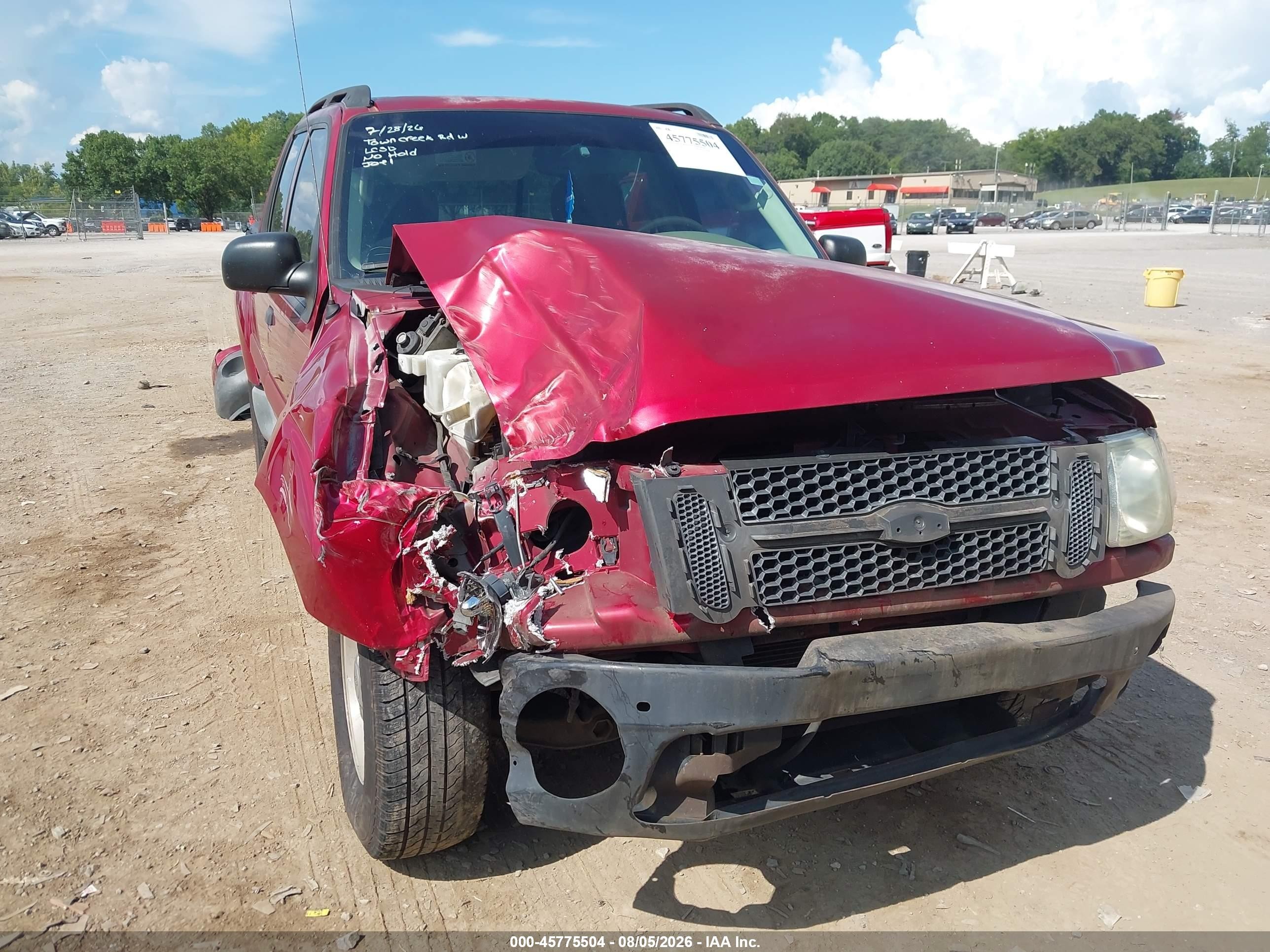 2004 Ford Explorer Sport Trac Adrenalin/xls/xlt Red vin: 1FMZU67K84UA14602