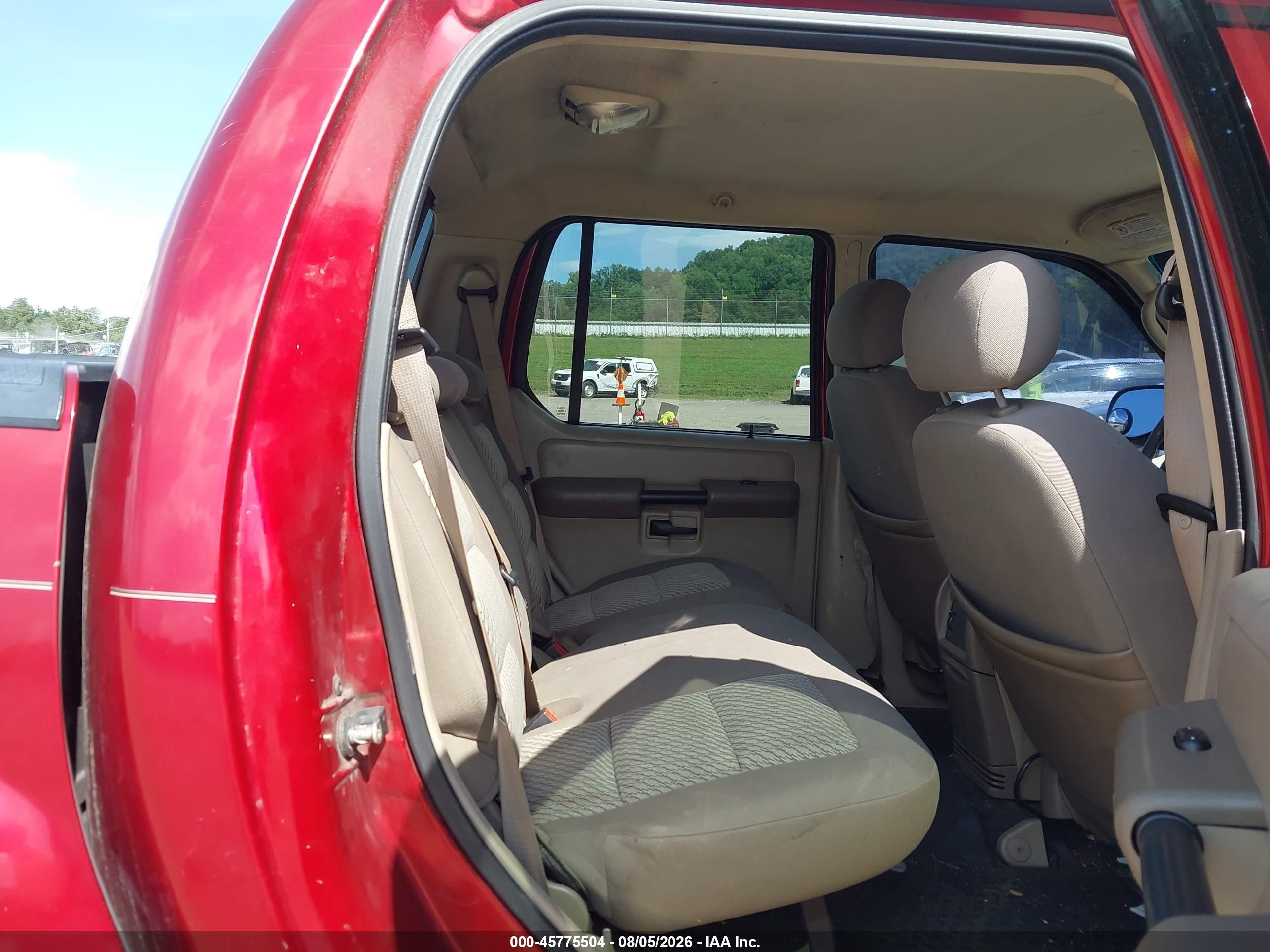 2004 Ford Explorer Sport Trac Adrenalin/xls/xlt Red vin: 1FMZU67K84UA14602