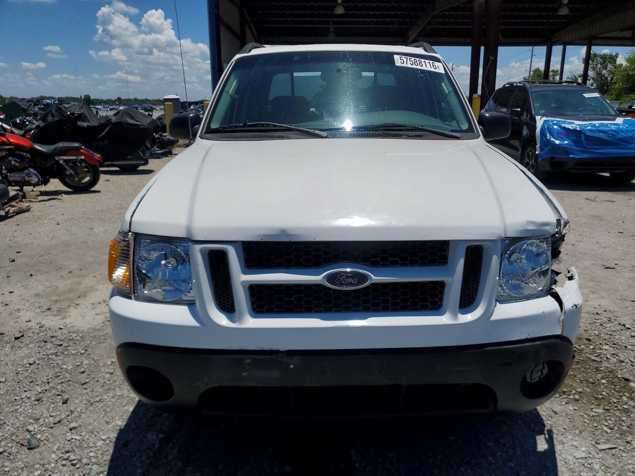 2004 Ford Explorer Sport Trac White vin: 1FMZU67K84UB93224