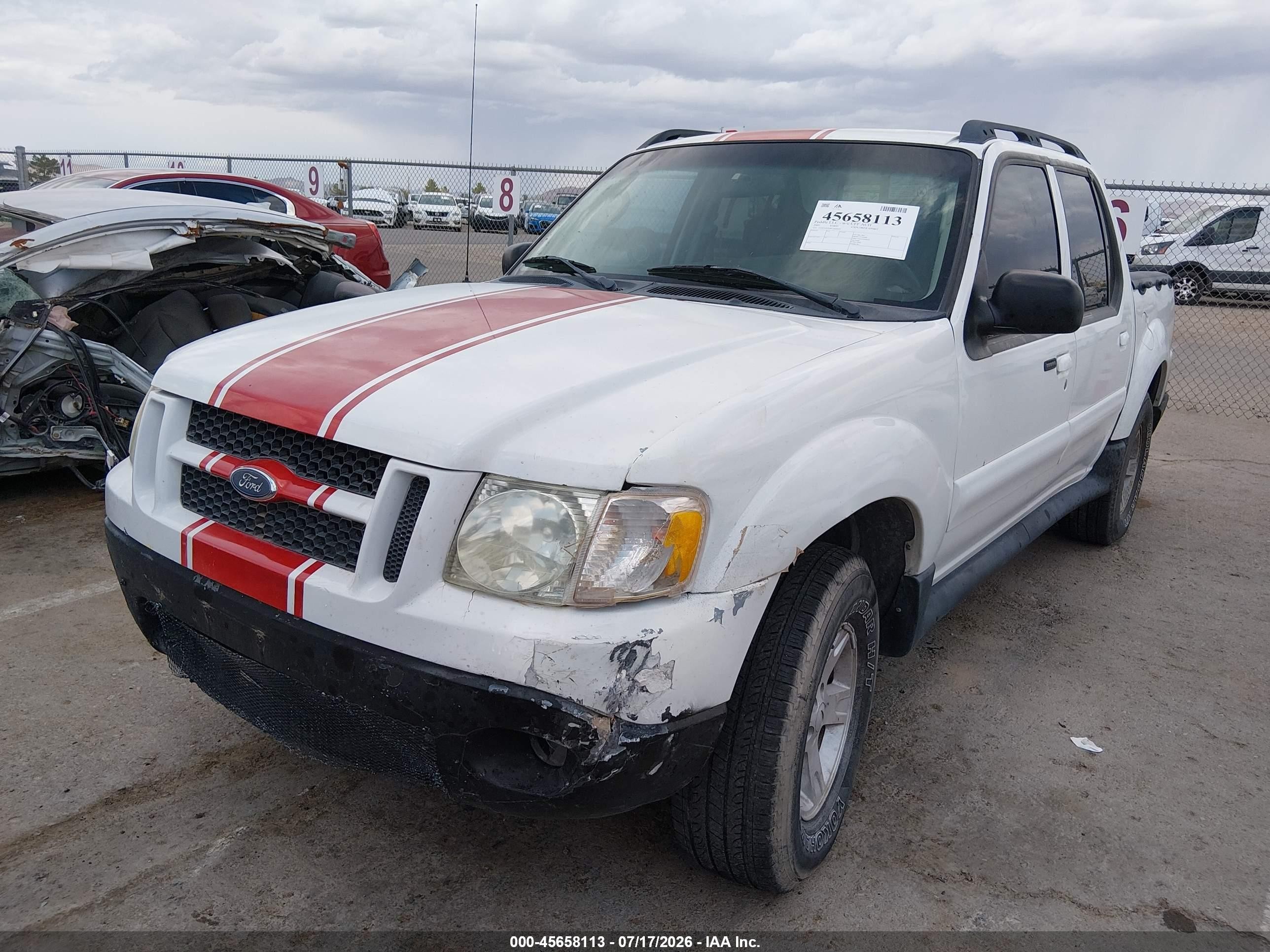2005 Ford Explorer Sport Trac Adrenalin/xls/xlt White vin: 1FMZU67K85UA64644
