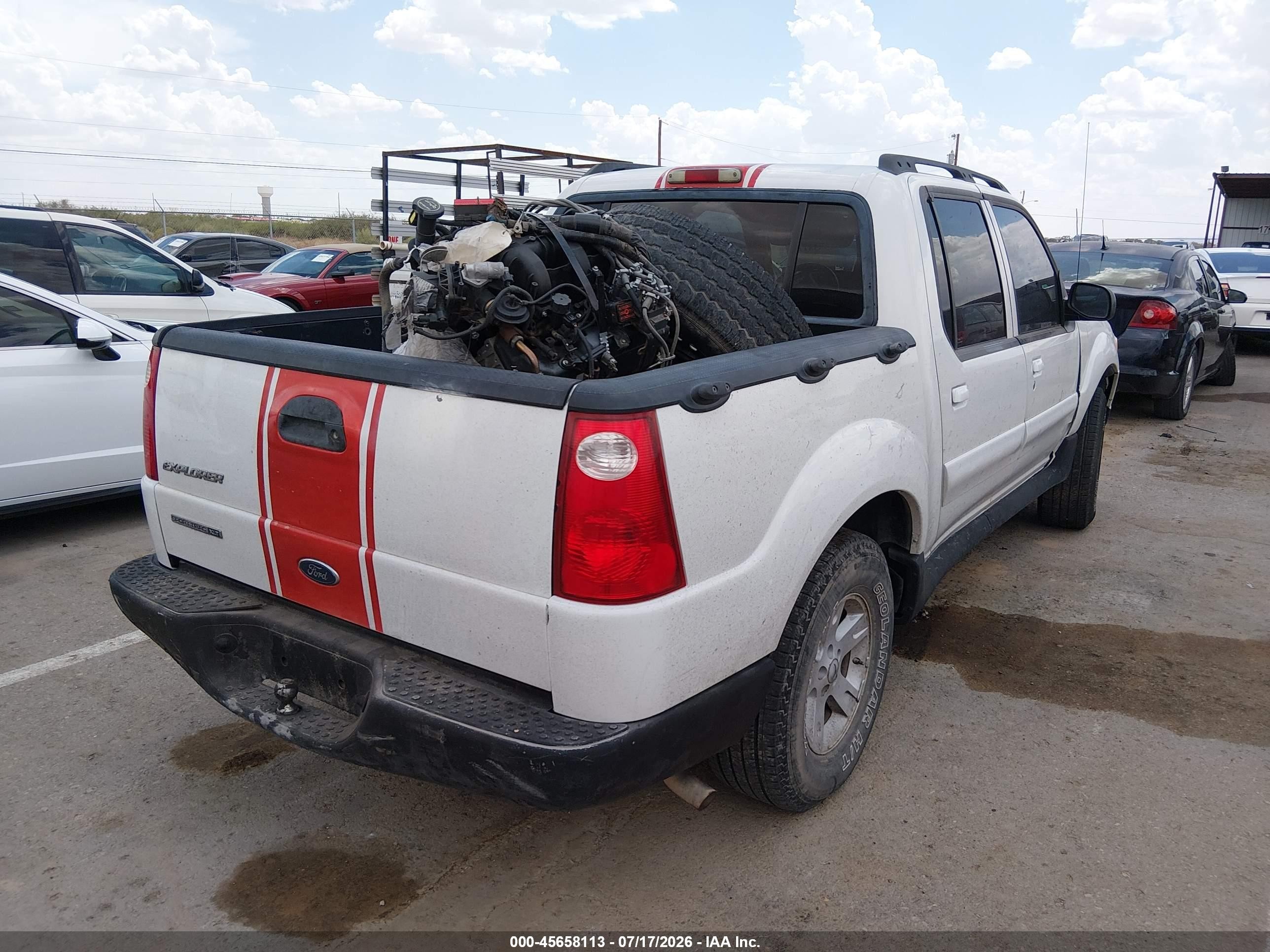 2005 Ford Explorer Sport Trac Adrenalin/xls/xlt White vin: 1FMZU67K85UA64644