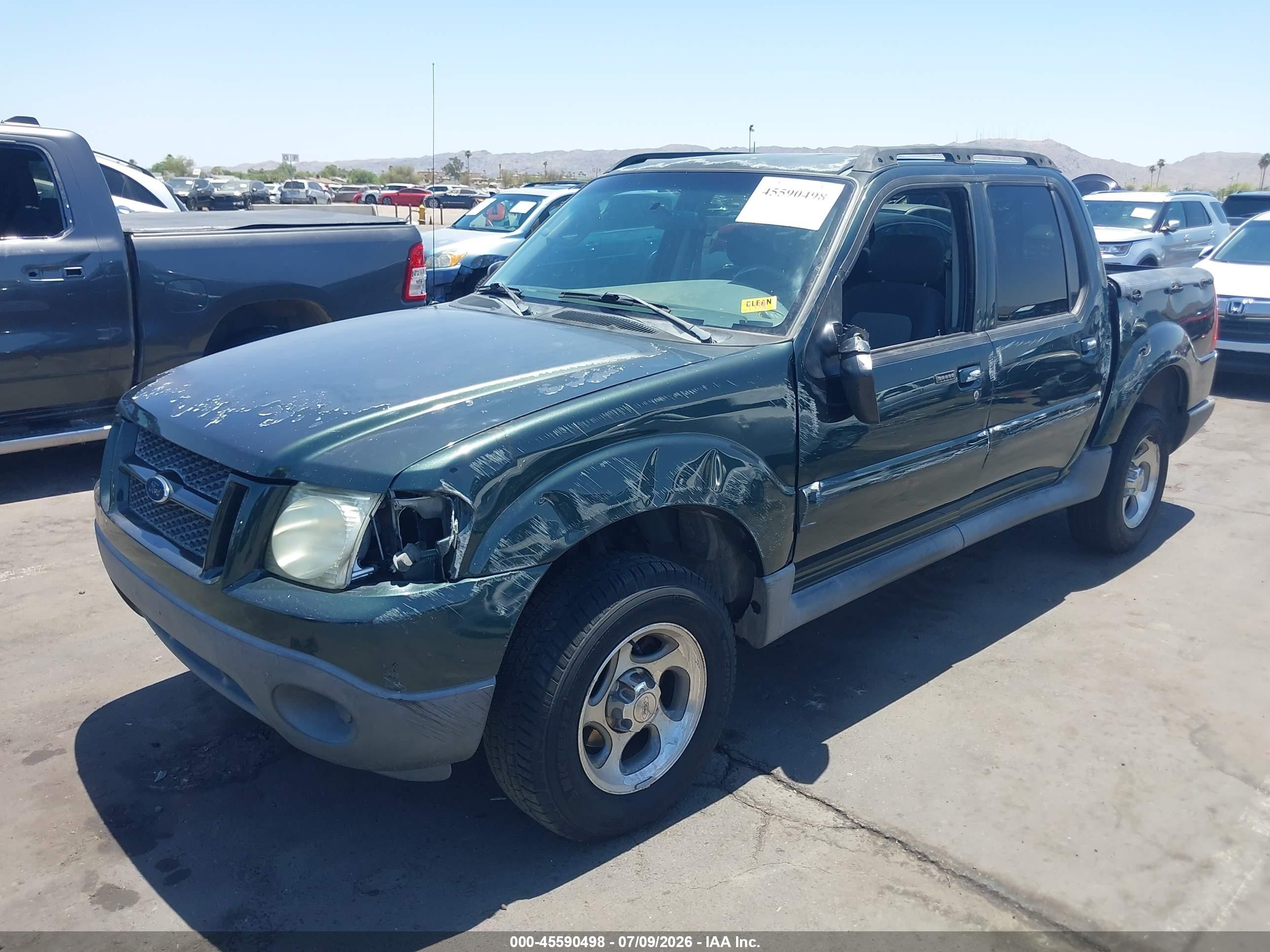 2004 Ford Explorer Sport Trac   Зеленый vin: 1FMZU67K94UB85522