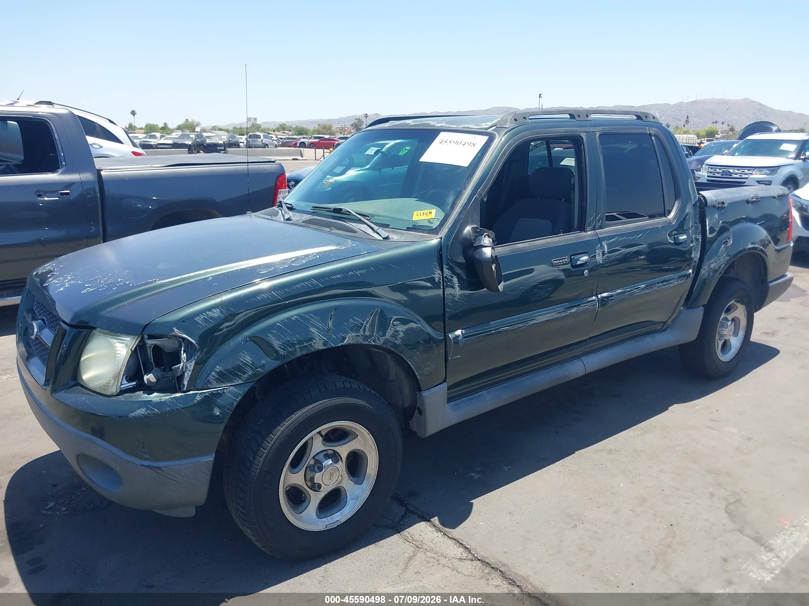 2004 Ford Explorer Sport Trac   Зеленый vin: 1FMZU67K94UB85522