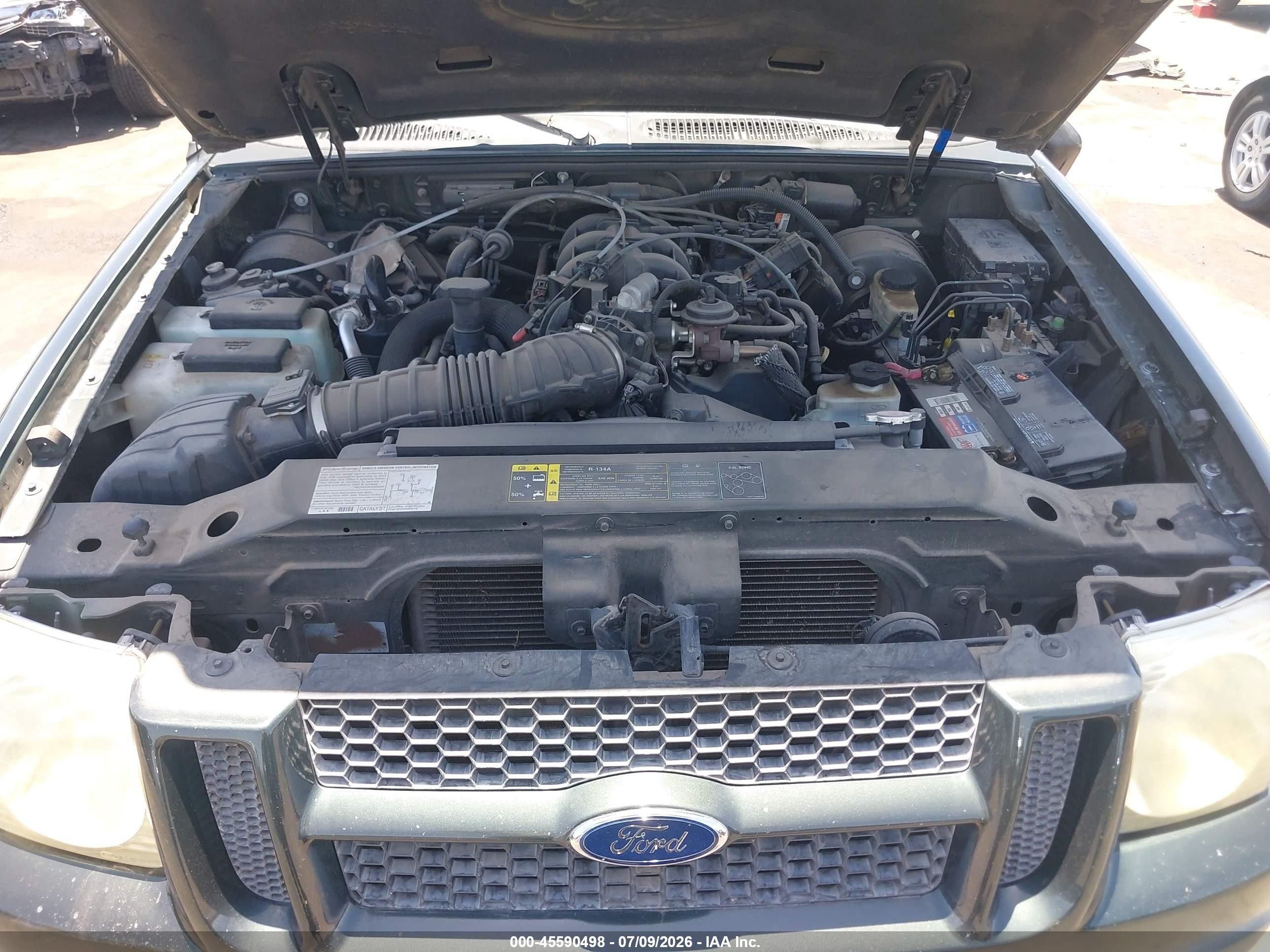 2004 Ford Explorer Sport Trac   Зеленый vin: 1FMZU67K94UB85522