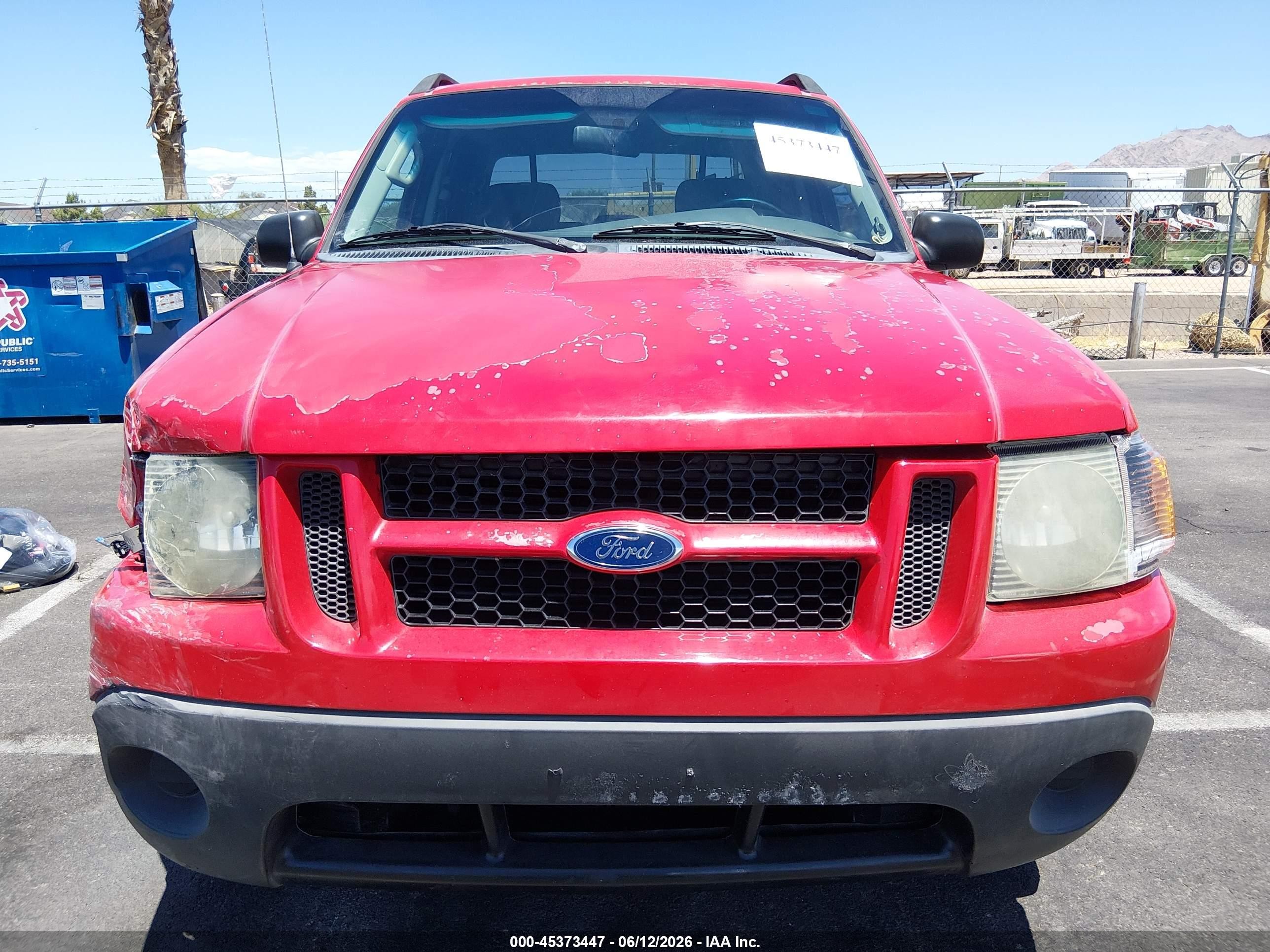 2005 Ford Explorer Sport Trac Adrenalin/xls/xlt Red vin: 1FMZU67KX5UA48378
