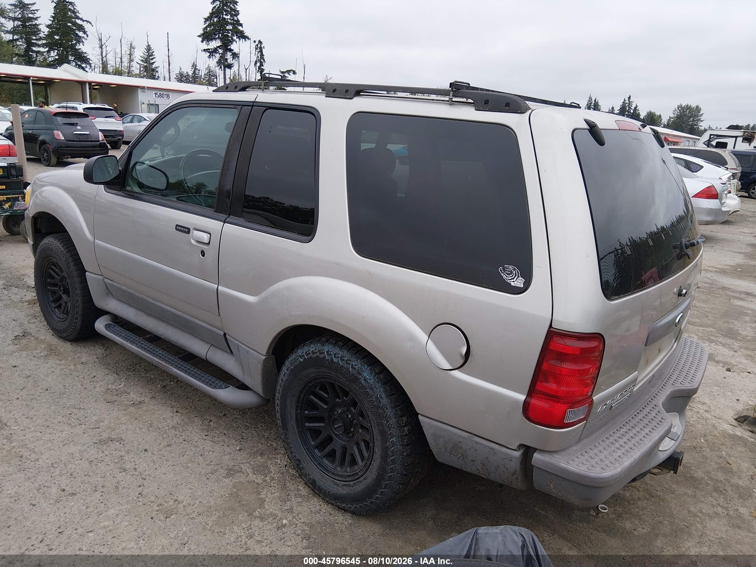 2003 Ford Explorer Sport Xls/xlt Silver vin: 1FMZU70E43UA79519
