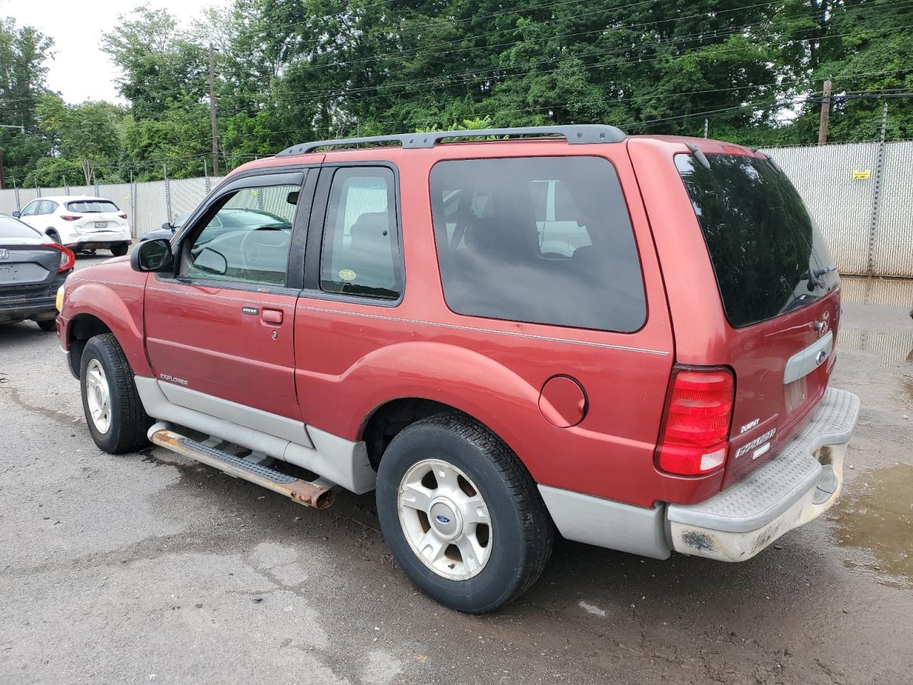 2002 Ford Explorer Sport Red vin: 1FMZU70E82UC50349