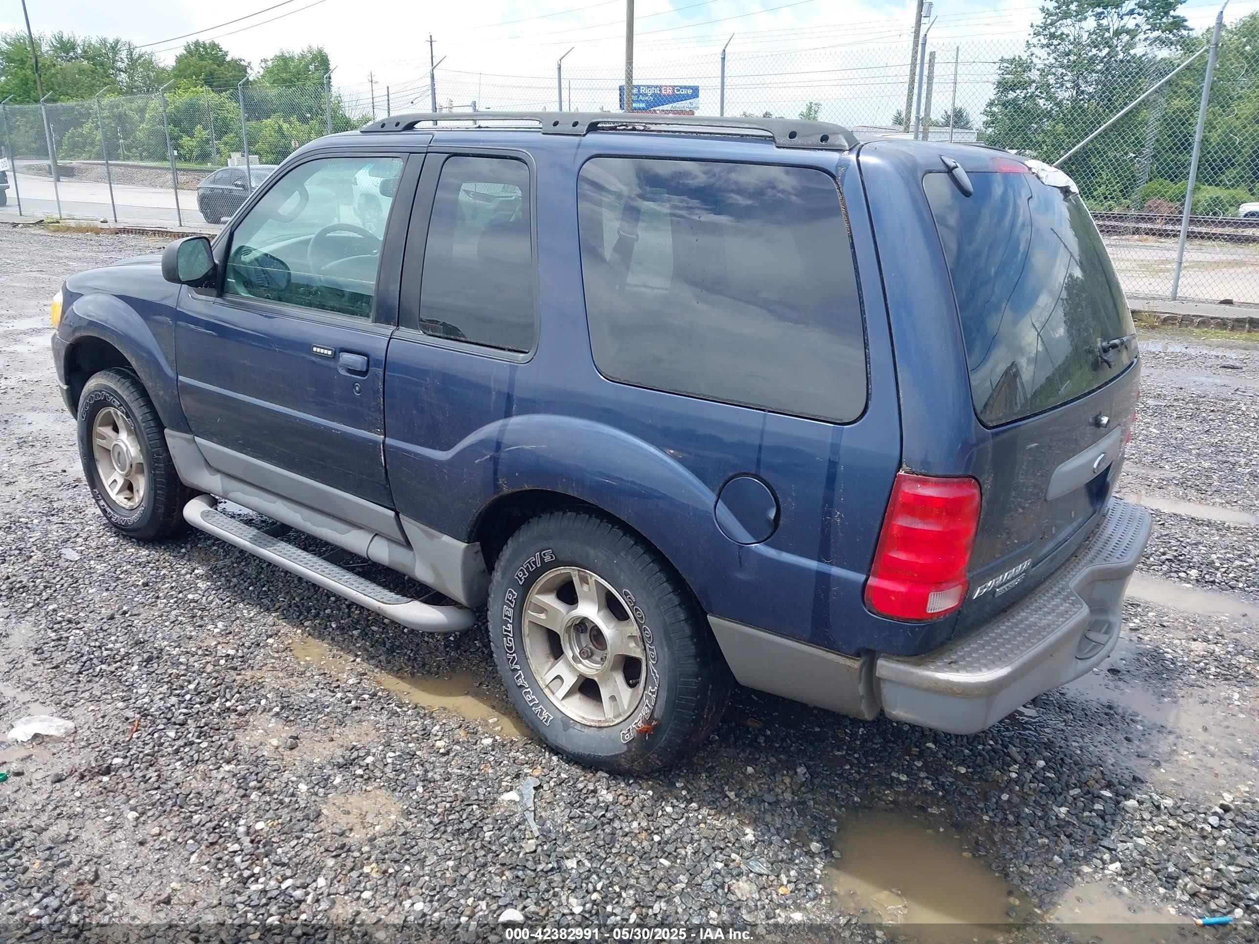 2003 Ford Explorer Sport Xls/xlt Blue vin: 1FMZU70EX3UB79981