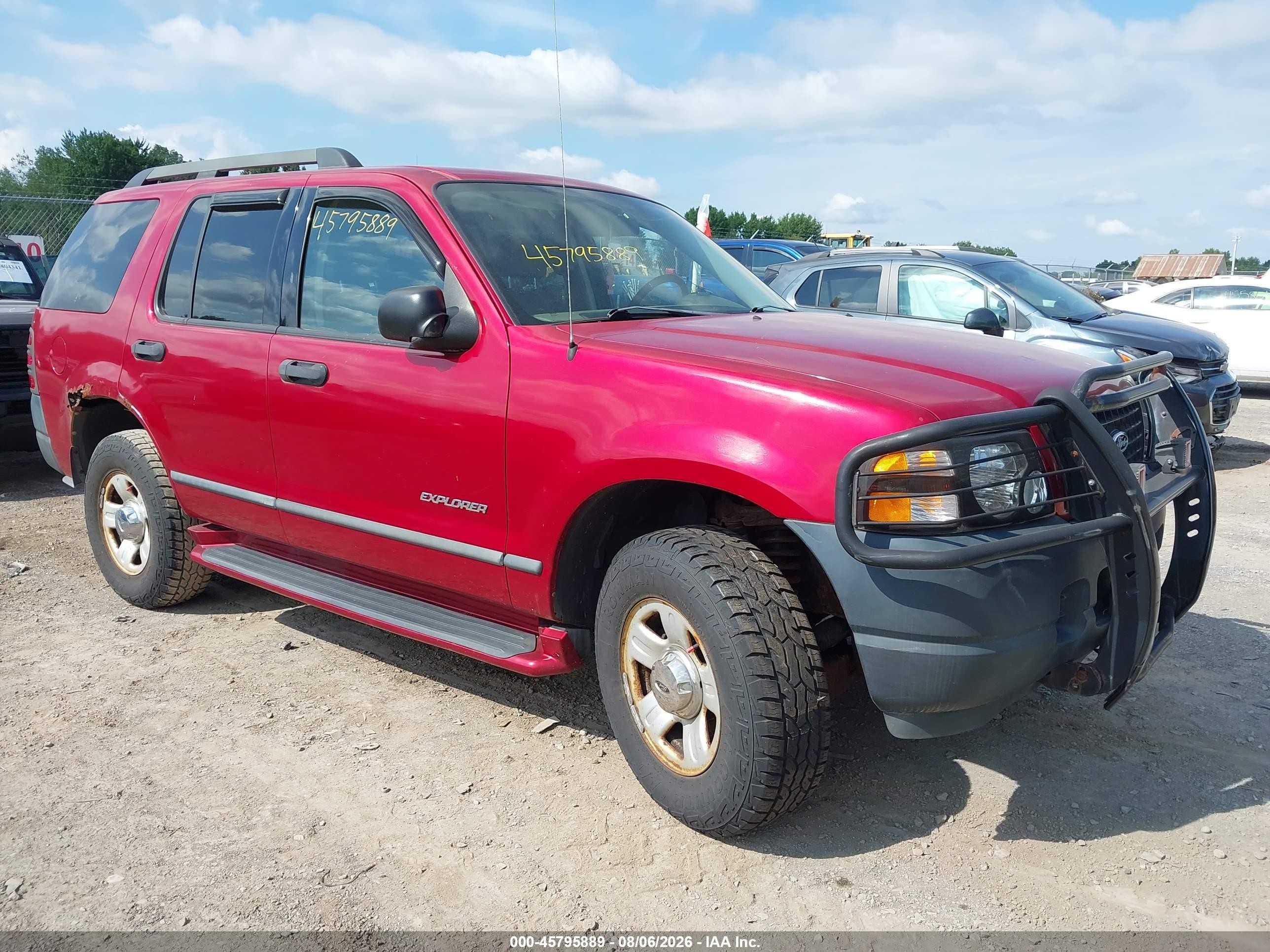 2005 Ford Explorer Xls/xls Sport Red vin: 1FMZU72E35ZA44778