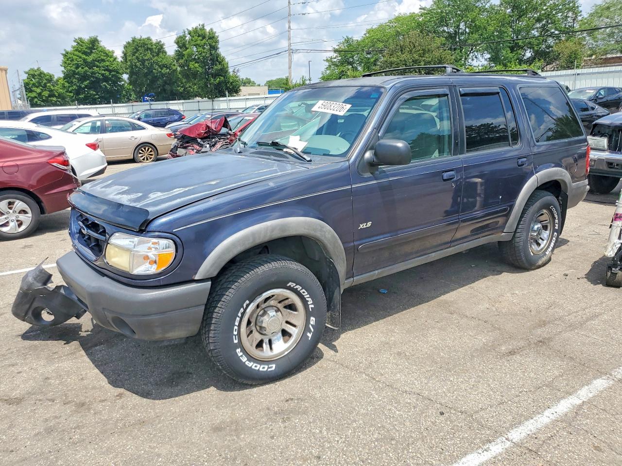 2001 Ford Explorer Xls Blue vin: 1FMZU72E71ZA79530
