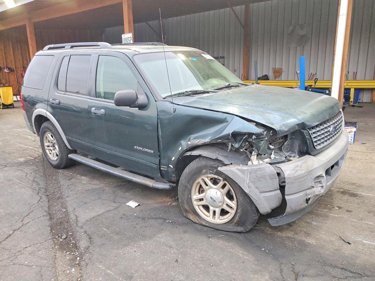 2002 Ford Explorer Xls Green vin: 1FMZU72EX2UA16324