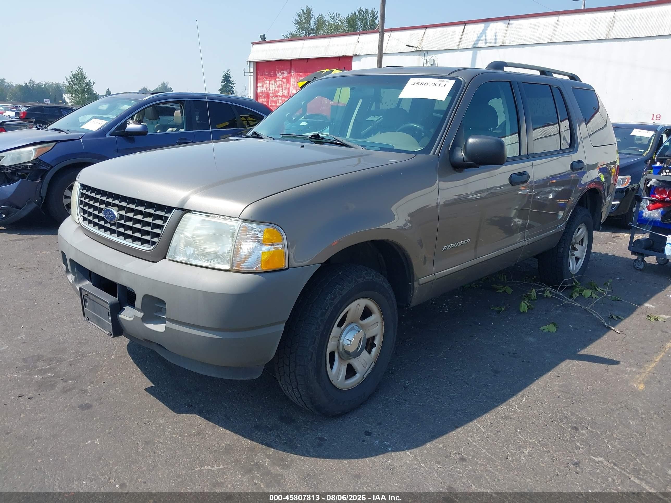 2002 Ford Explorer Xls Brown vin: 1FMZU72K02UD66180