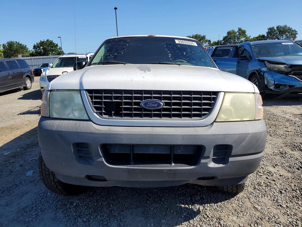 2003 Ford Explorer Xls White vin: 1FMZU72K23ZB01443