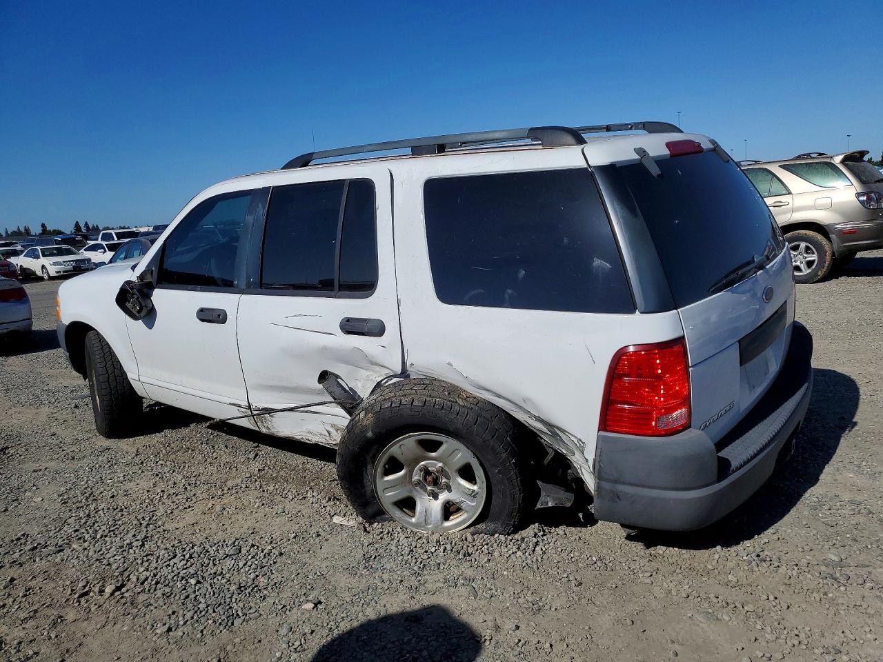 2003 Ford Explorer Xls White vin: 1FMZU72K23ZB01443