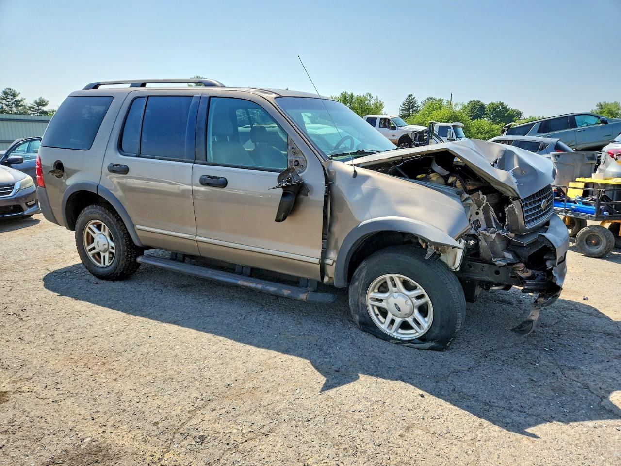 2003 Ford Explorer Xls Gray vin: 1FMZU72K53UB71709