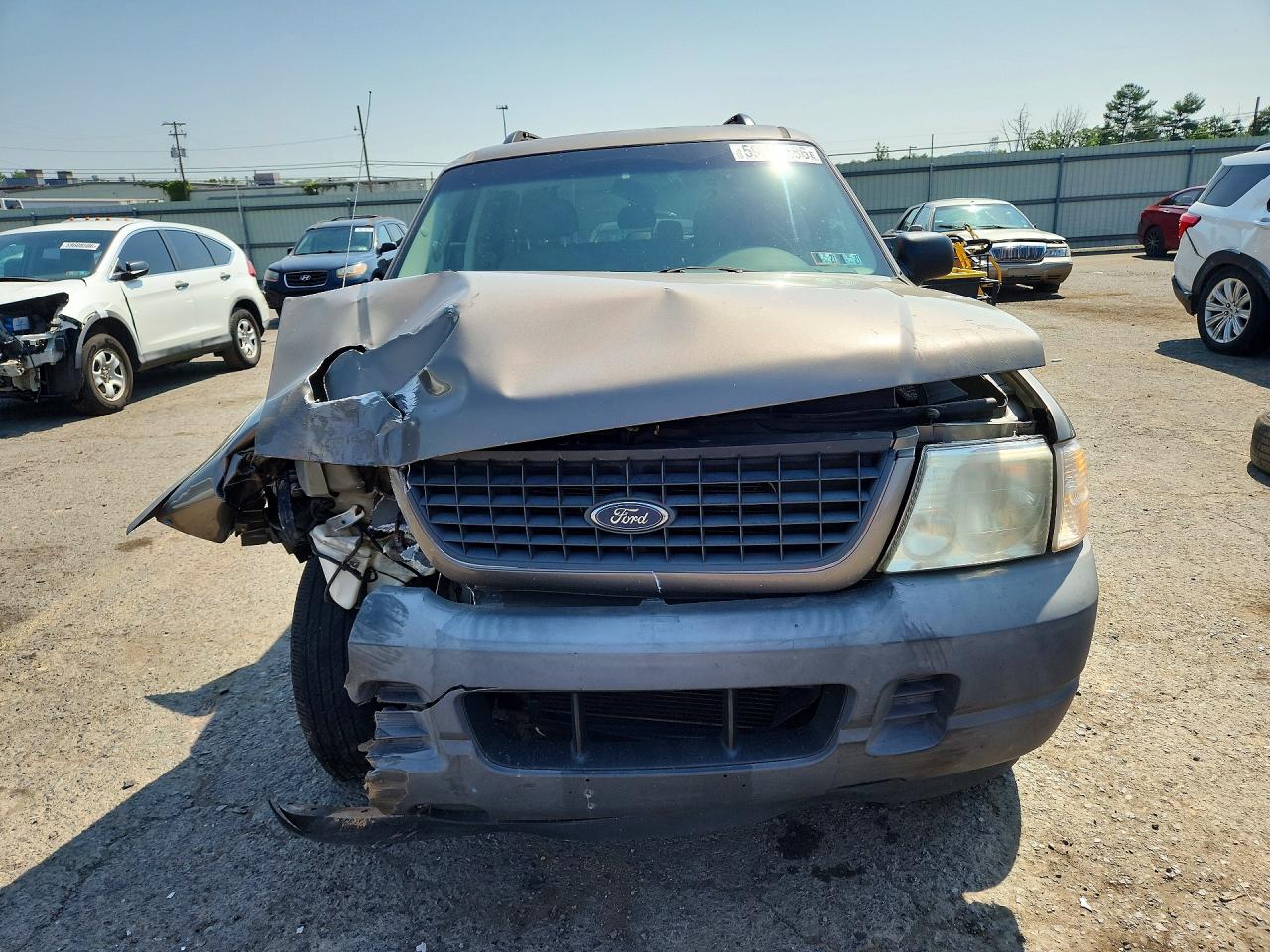 2003 Ford Explorer Xls Gray vin: 1FMZU72K53UB71709