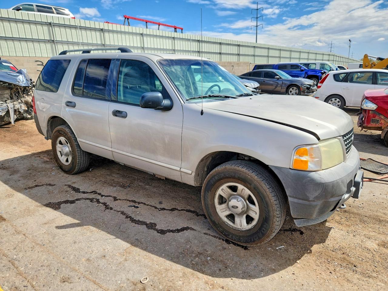 2003 Ford Explorer Xls Silver vin: 1FMZU72K63ZB14051