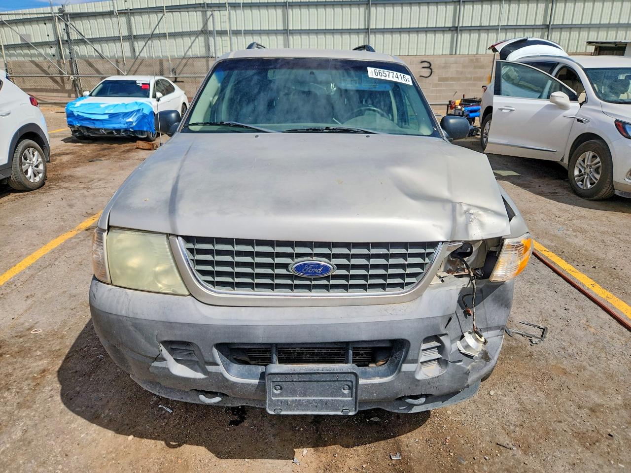2003 Ford Explorer Xls Silver vin: 1FMZU72K63ZB14051